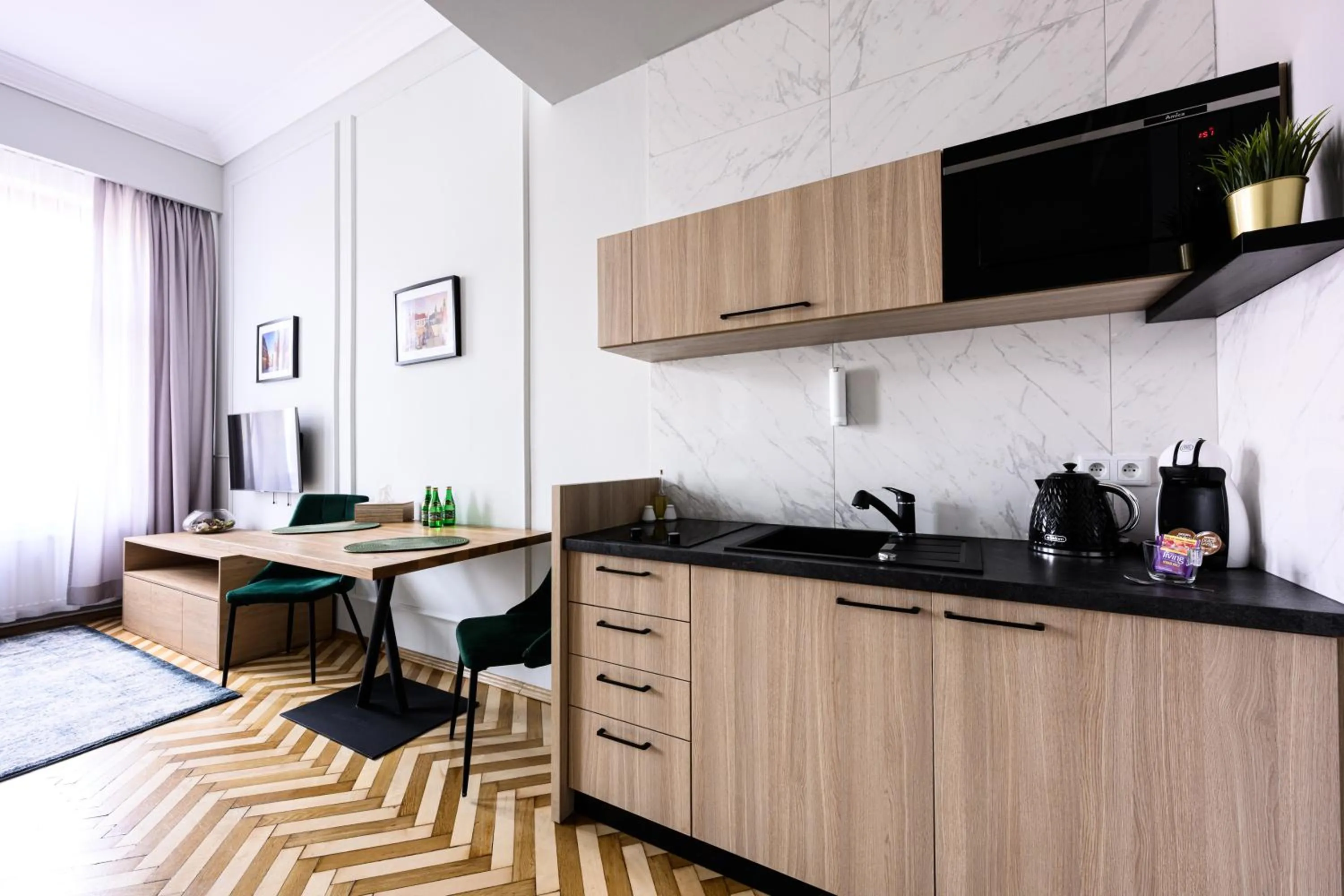 Coffee/tea facilities in Arts Apartments - Kraków Old Town