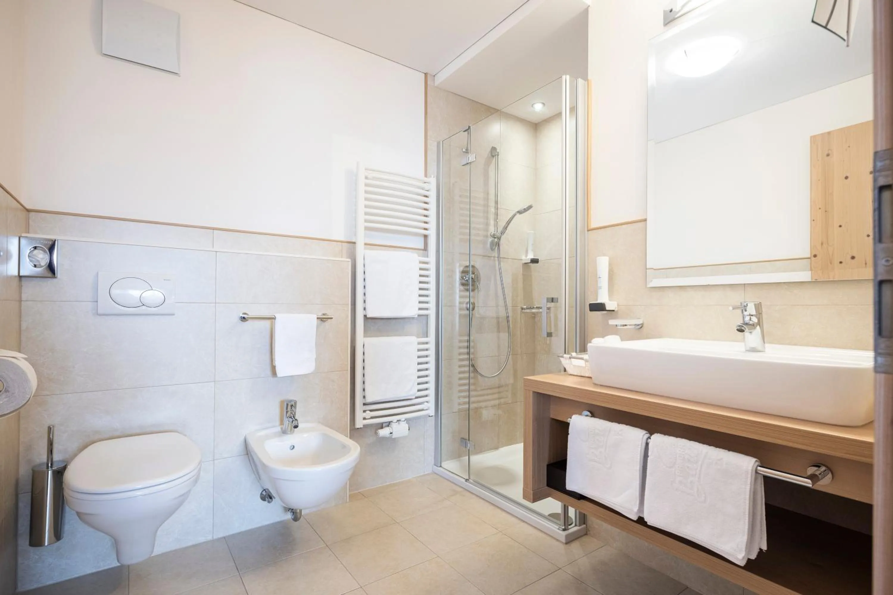 Bathroom in Hotel Baumwirt