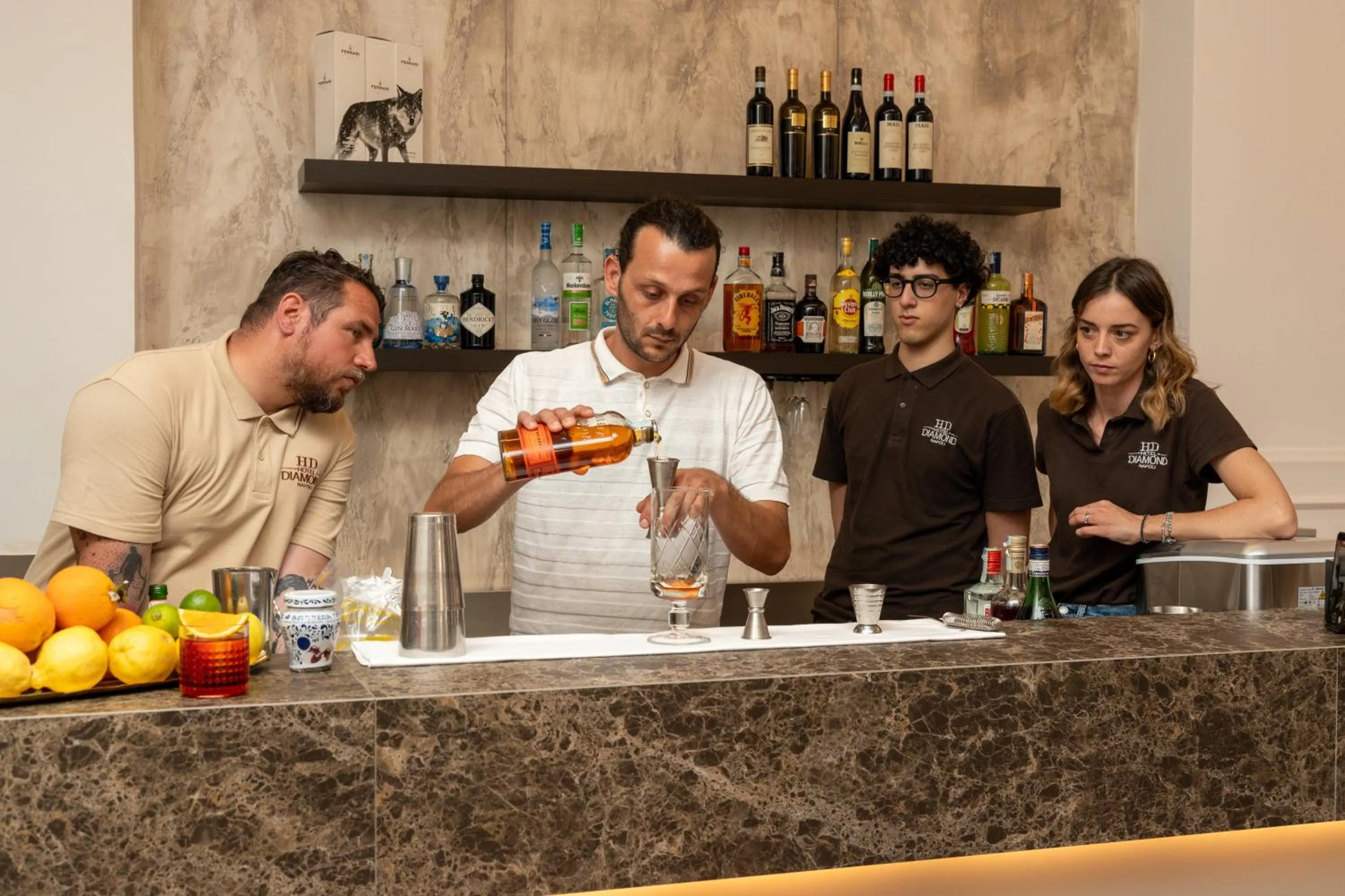 Staff in Hotel Diamond