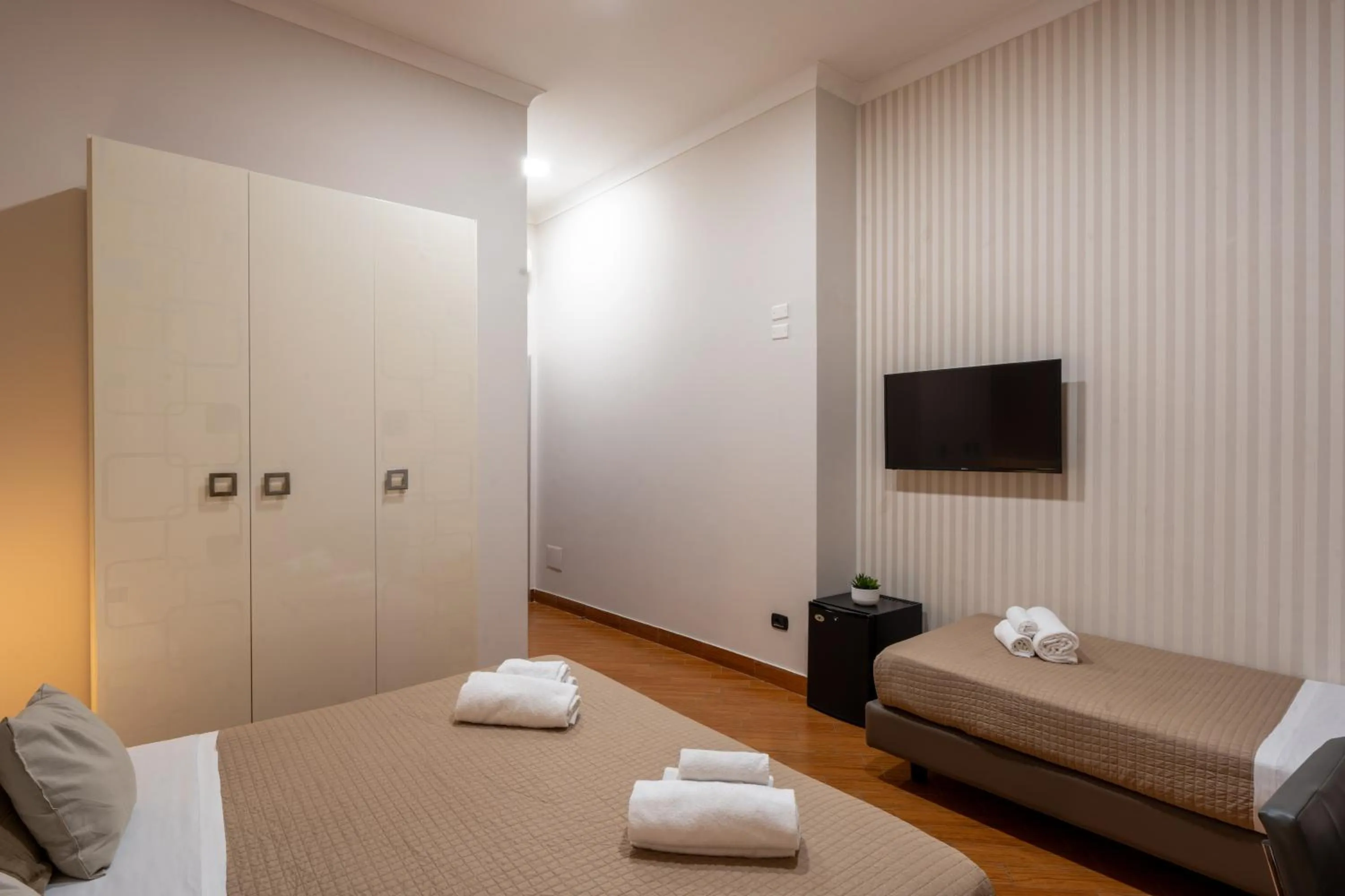 Bed in Hotel Diamond