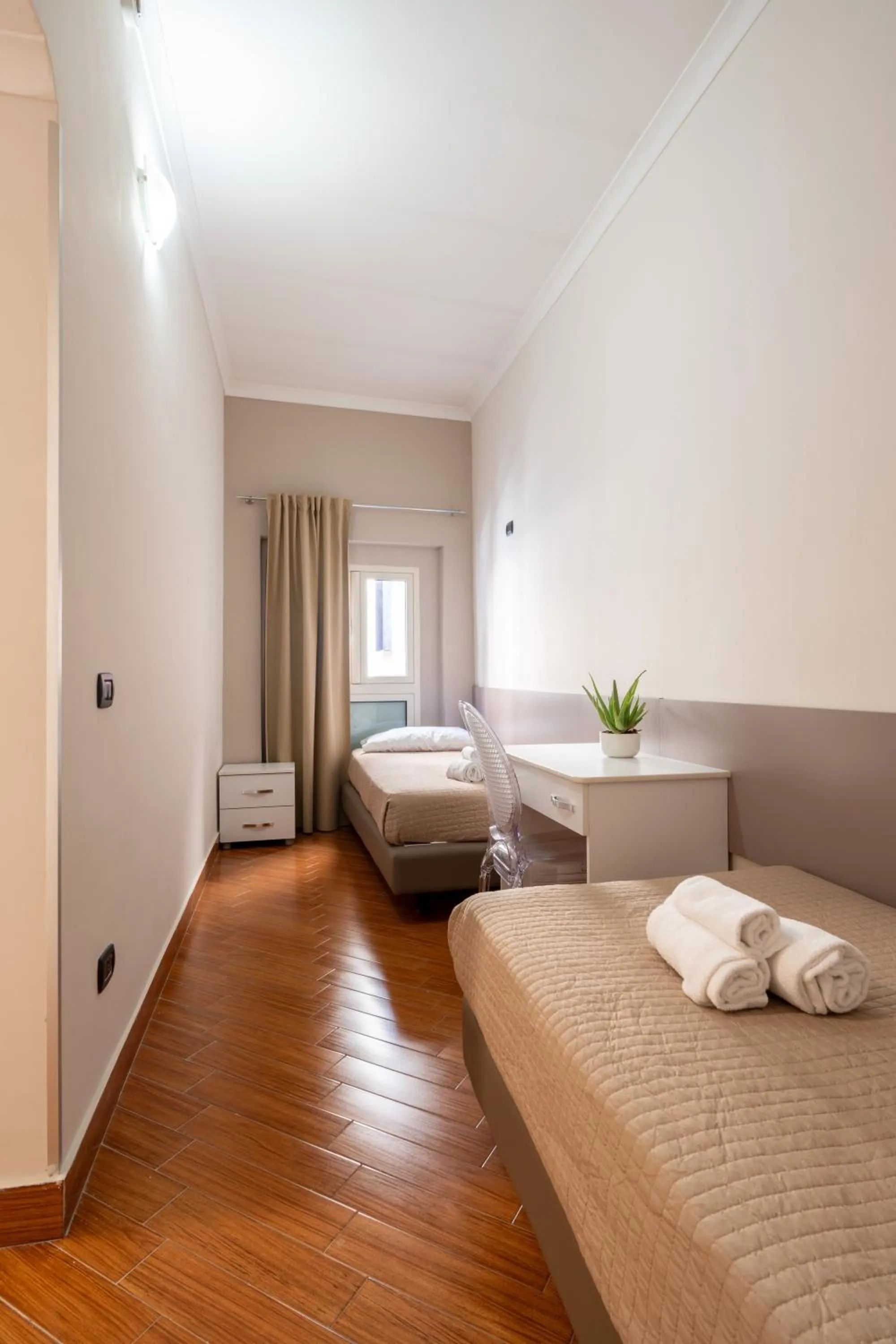 Bed in Hotel Diamond