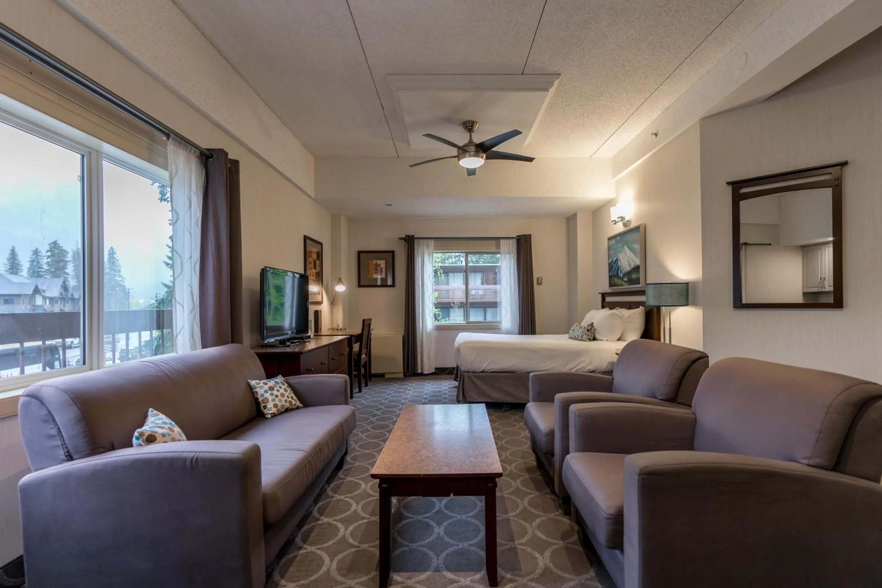Seating area in High Country Inn