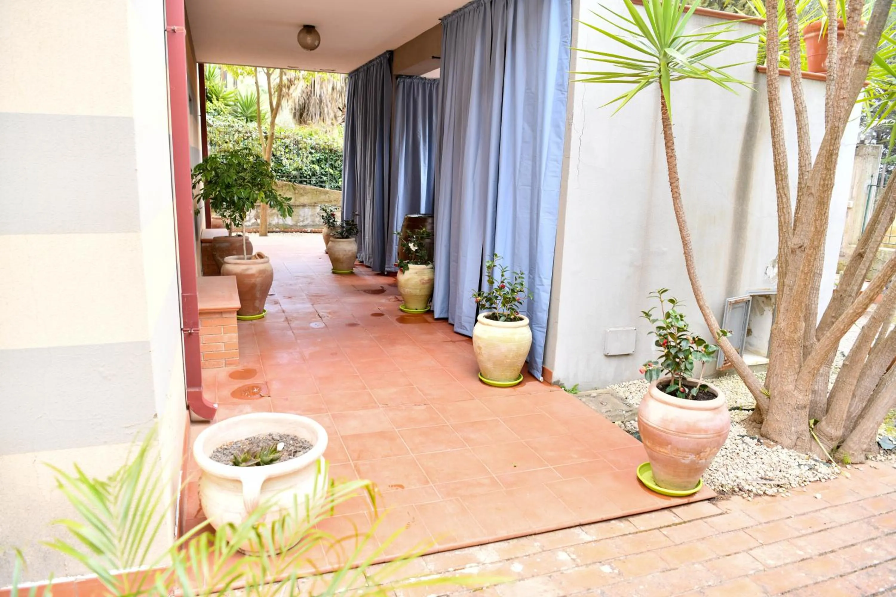 Patio in Il Piccolo Hotel