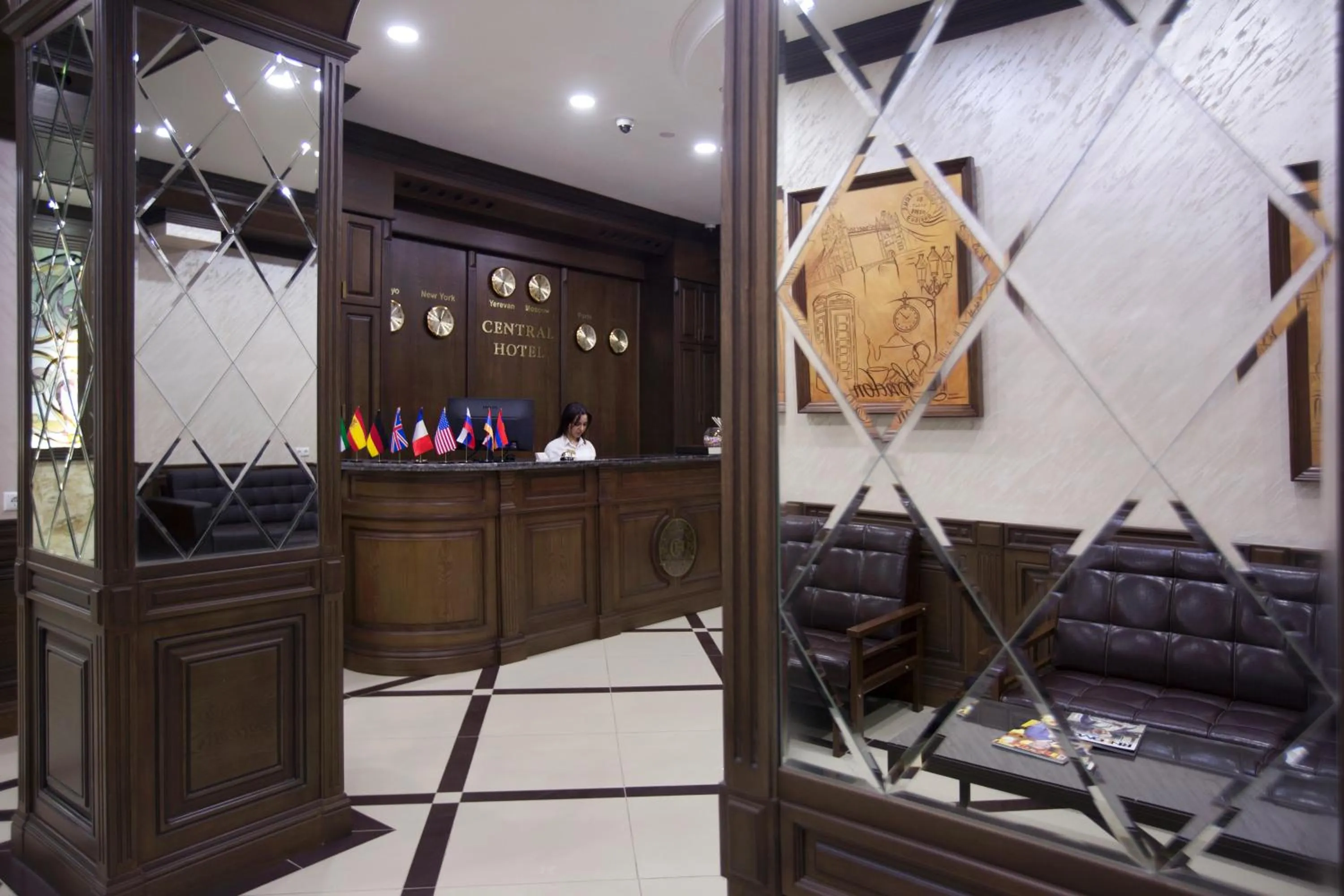 Lobby or reception in Central Hotel Yerevan