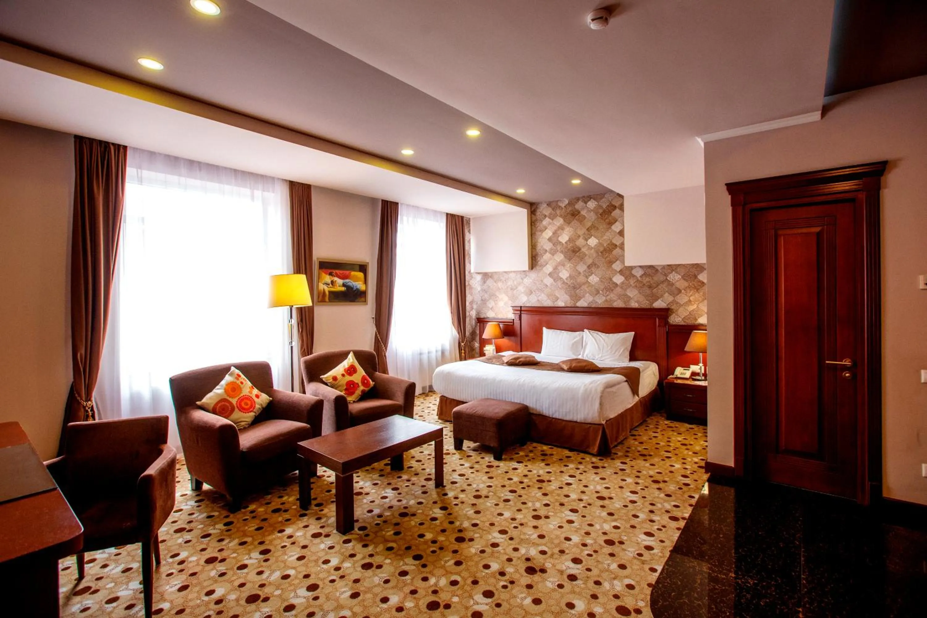 Photo of the whole room, Bed in Central Hotel Yerevan