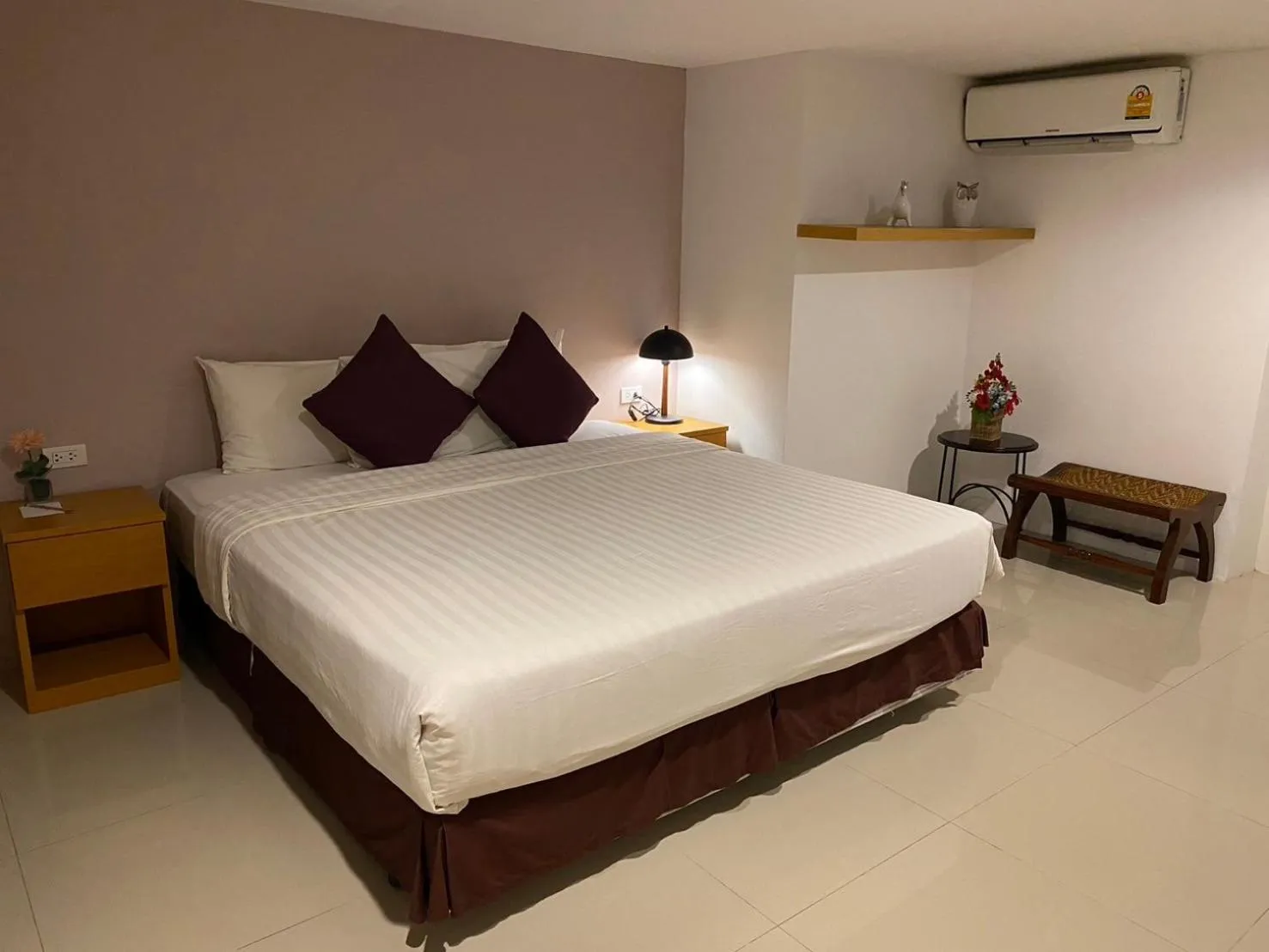 Bed in Chiang Mai Hill Hotel