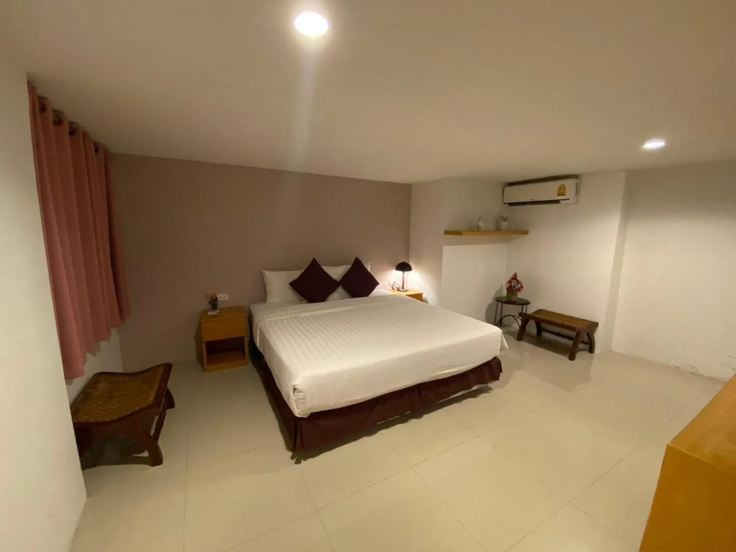 Bed in Chiang Mai Hill Hotel