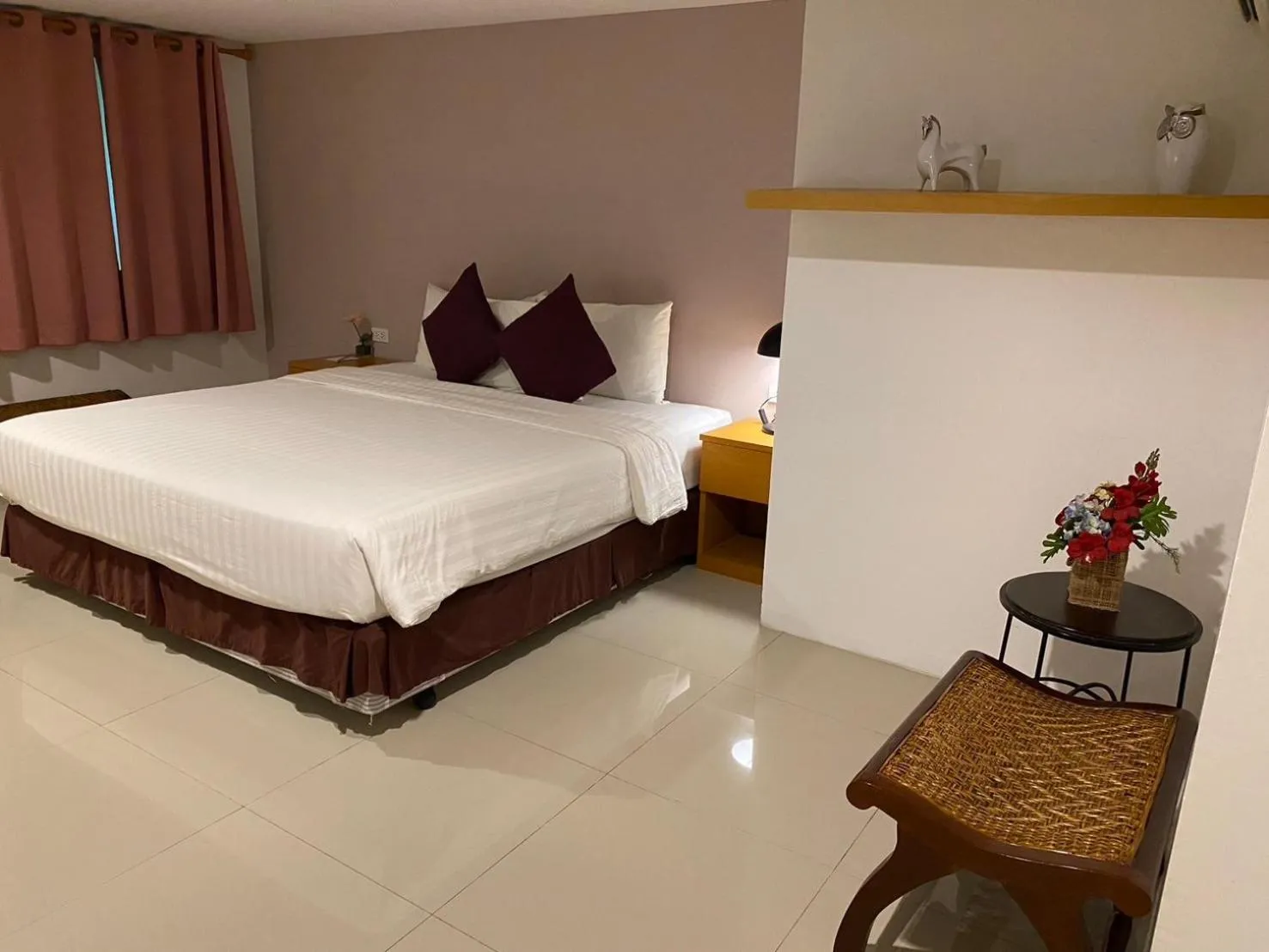 Bed in Chiang Mai Hill Hotel