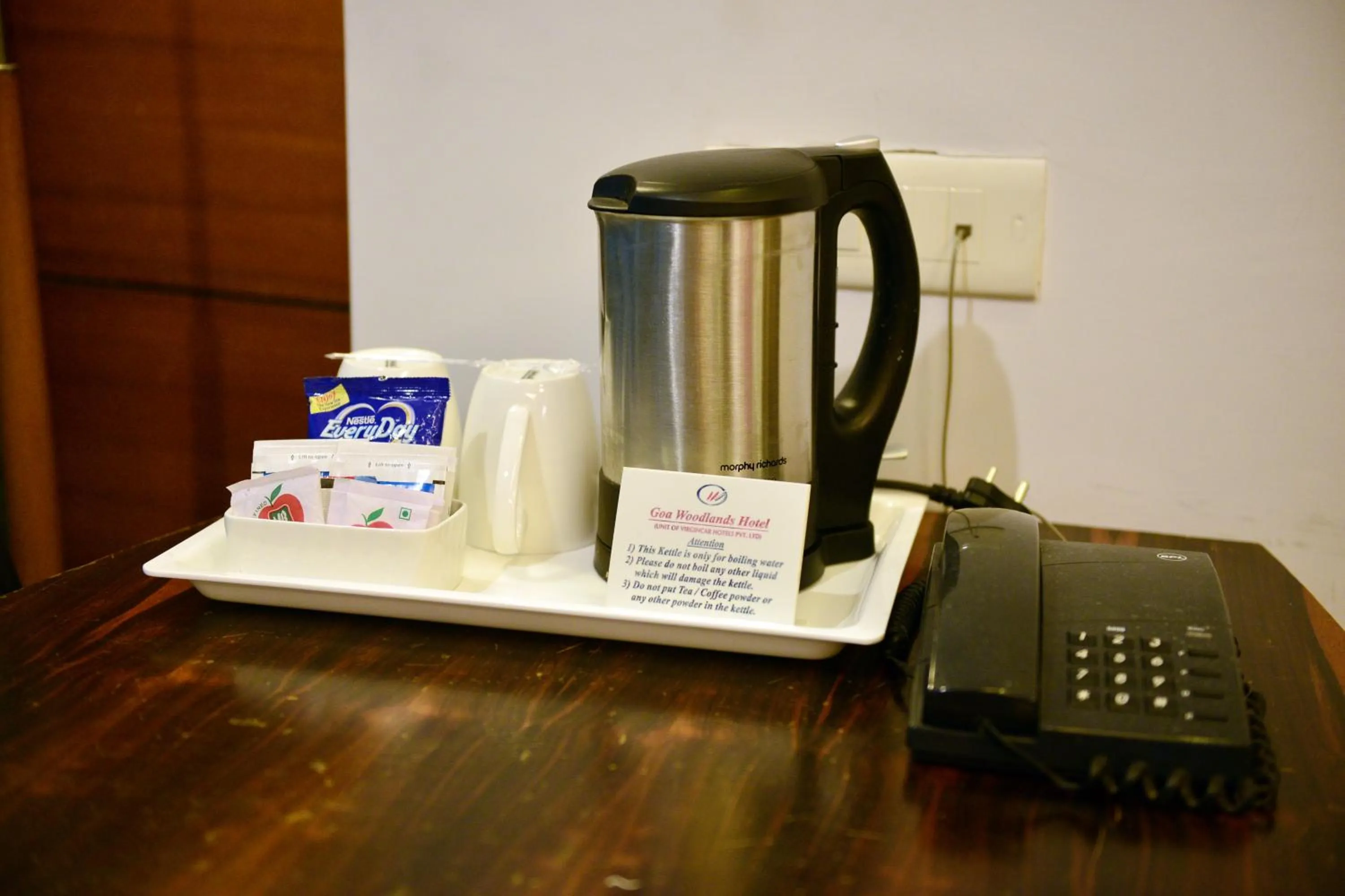 Coffee/tea facilities in Goa Woodlands Hotel