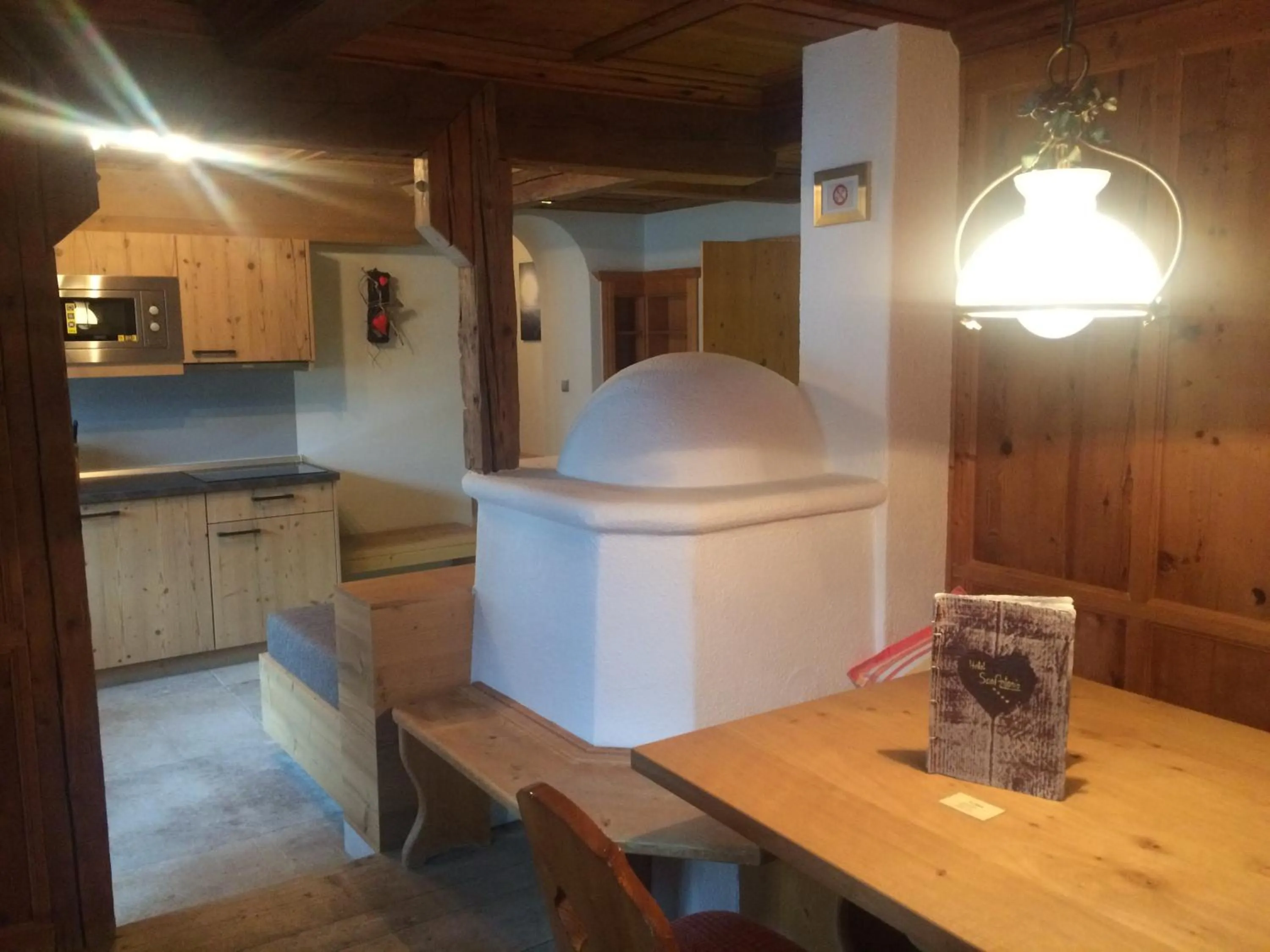 Kitchen or kitchenette in Apart Hotel San Antonio