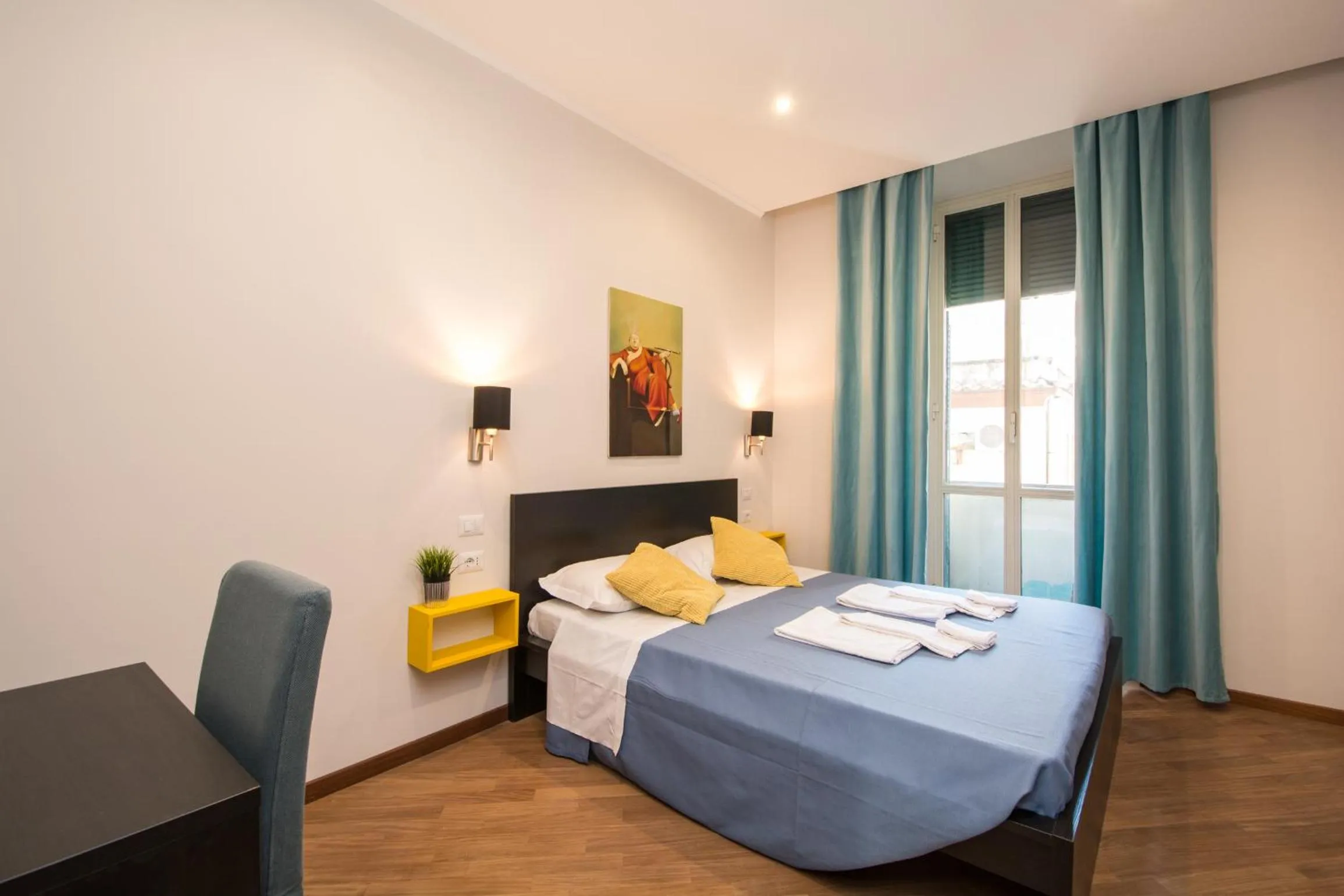 towels, Bed in Seven Rooms Vatican