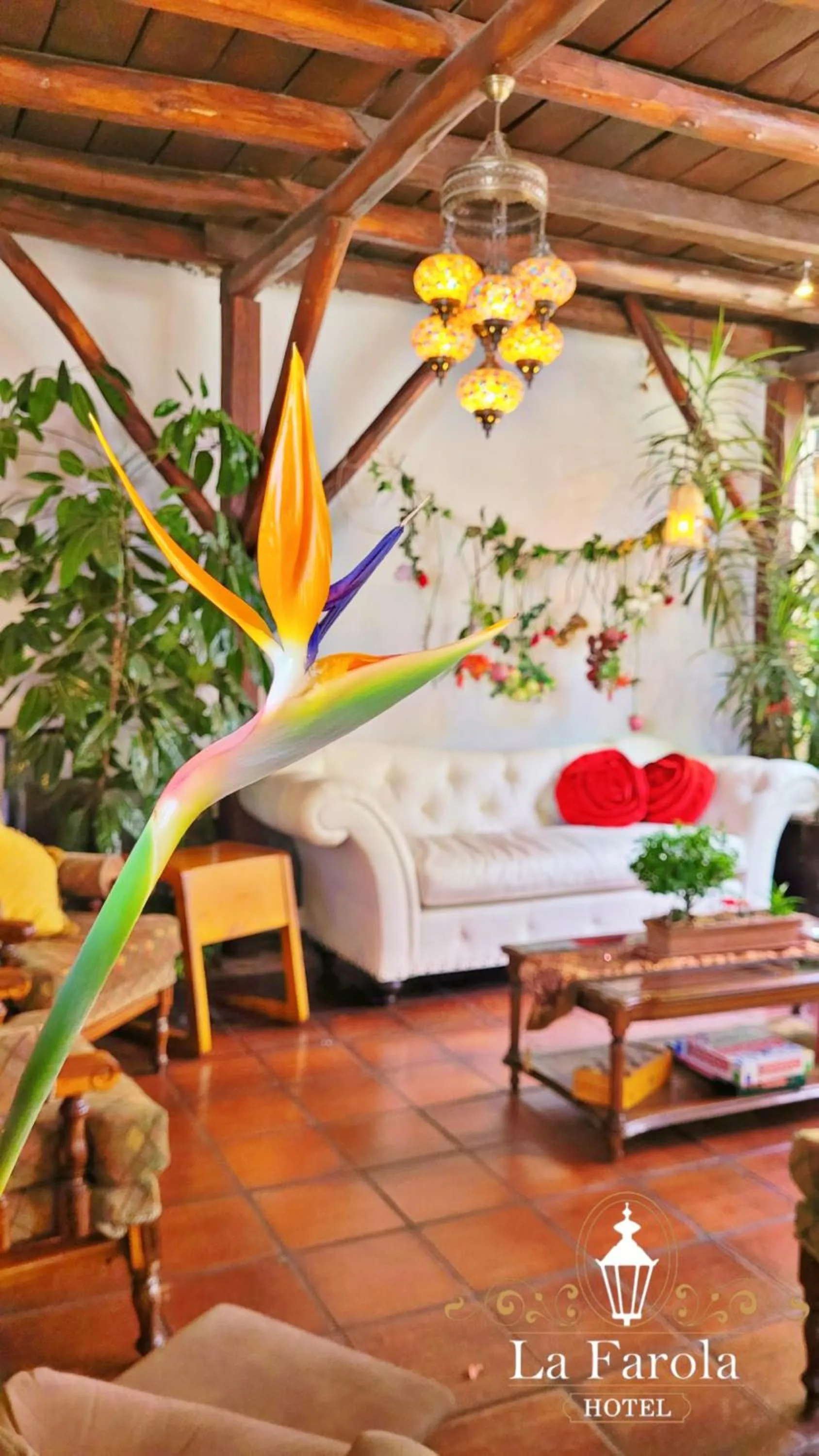 Living room in Hotel La Farola