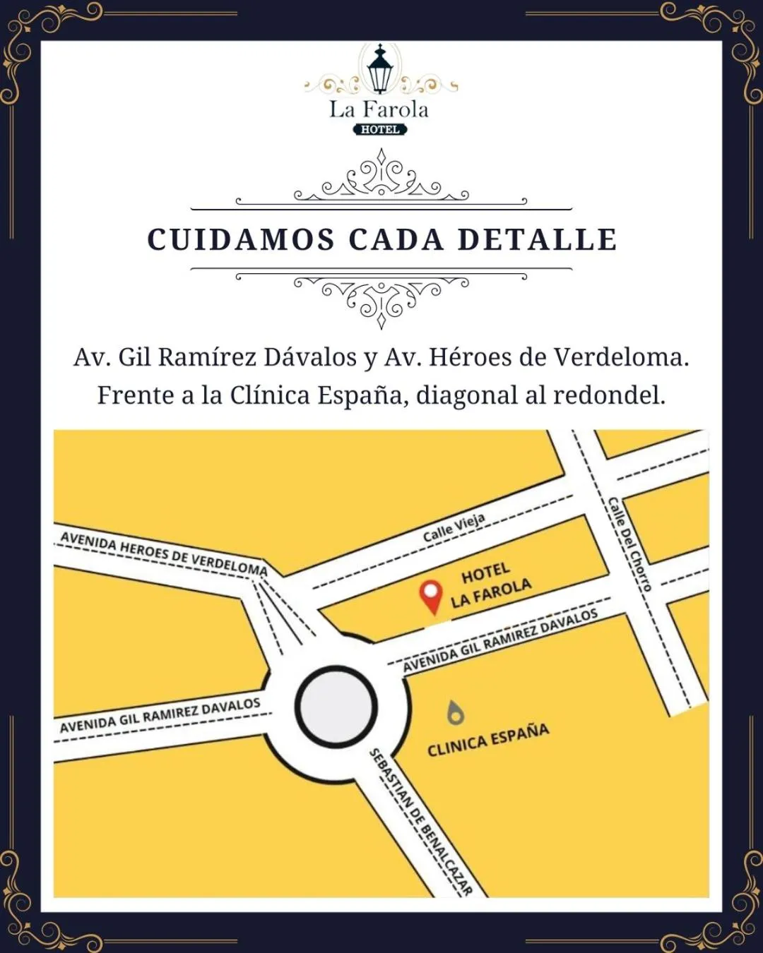 Location in Hotel La Farola