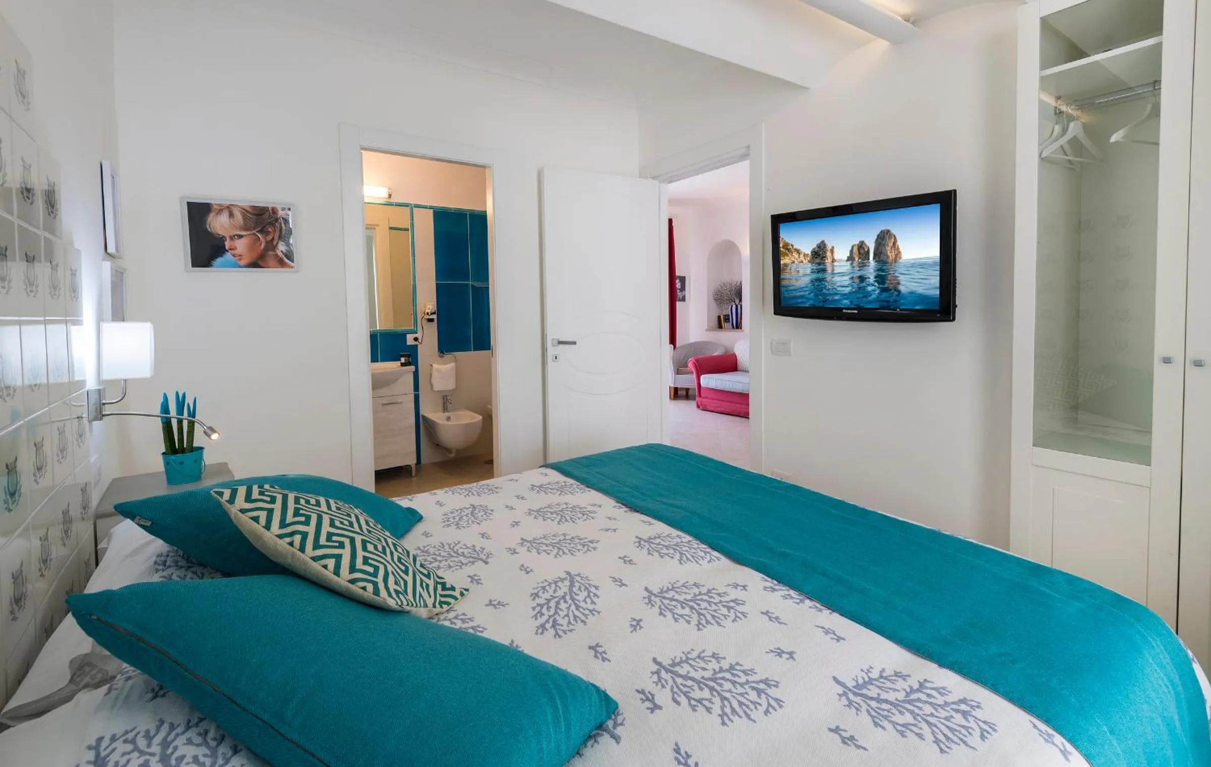 Bed in Villa Patrizi