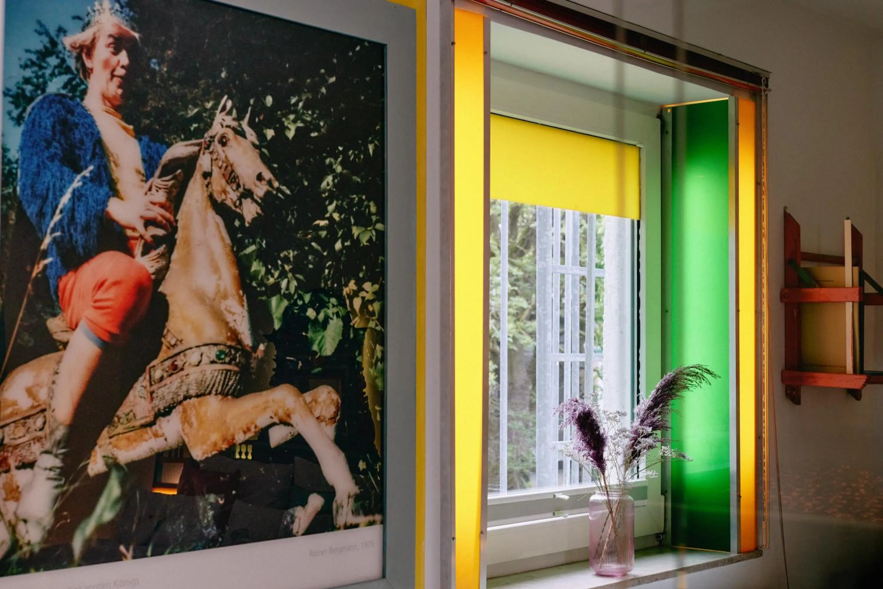 Decorative detail in 18Arts Hotel - Living in a Gallery!