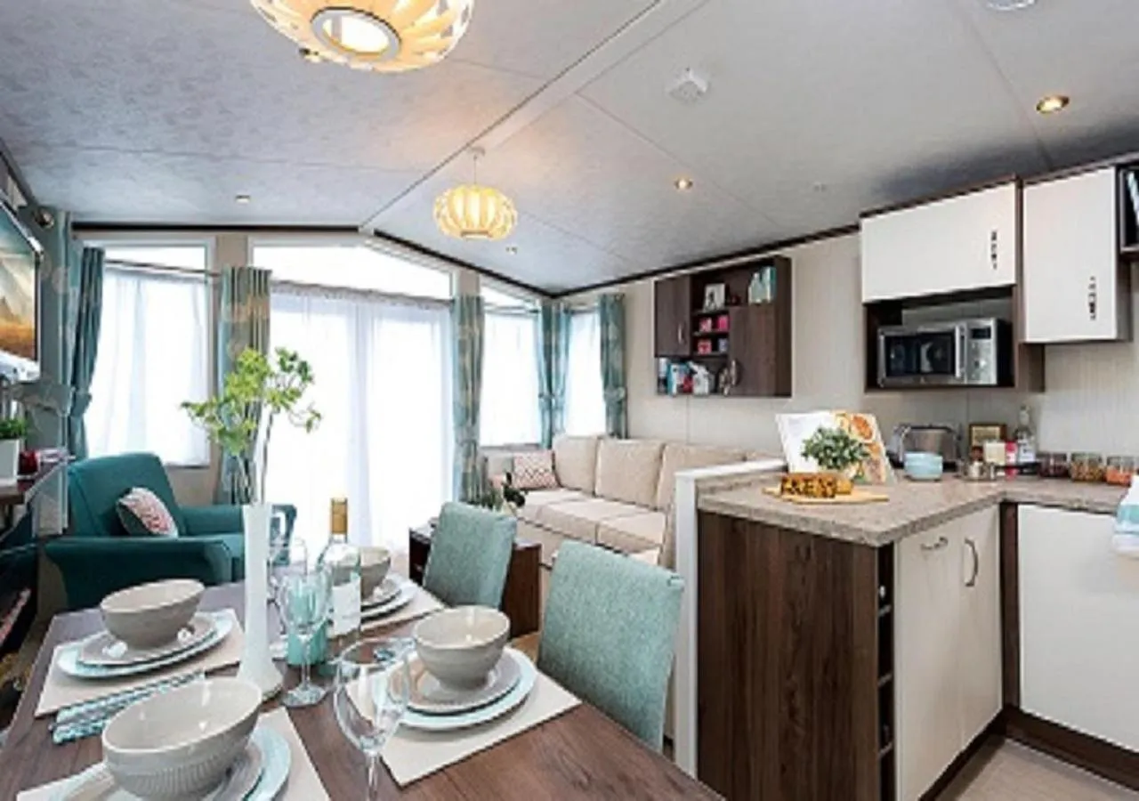 Living room in Bovisand Lodge Holiday Park, Beachside Location & Indoor Heated Pool