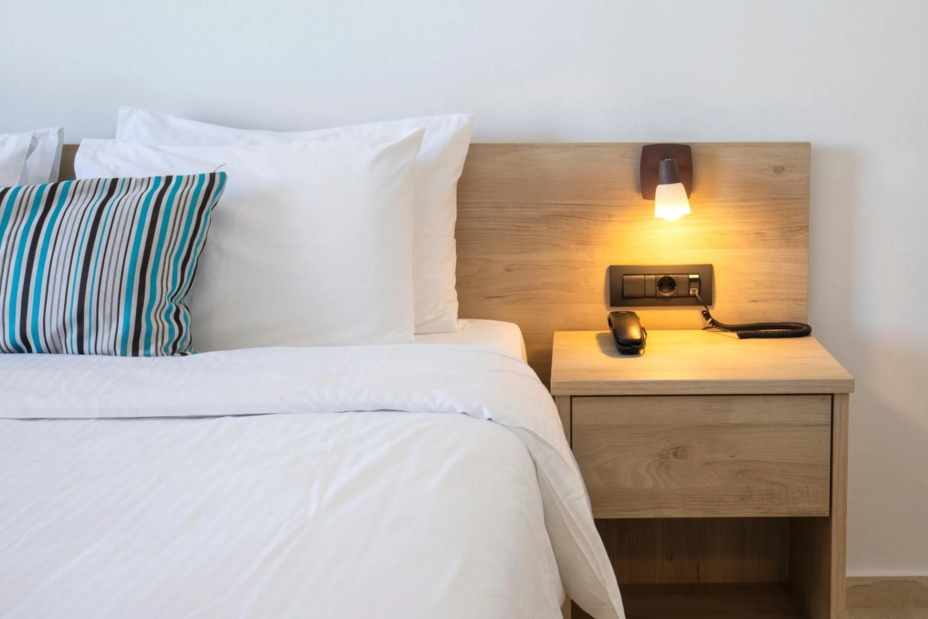 Bed in Sami Beach Hotel