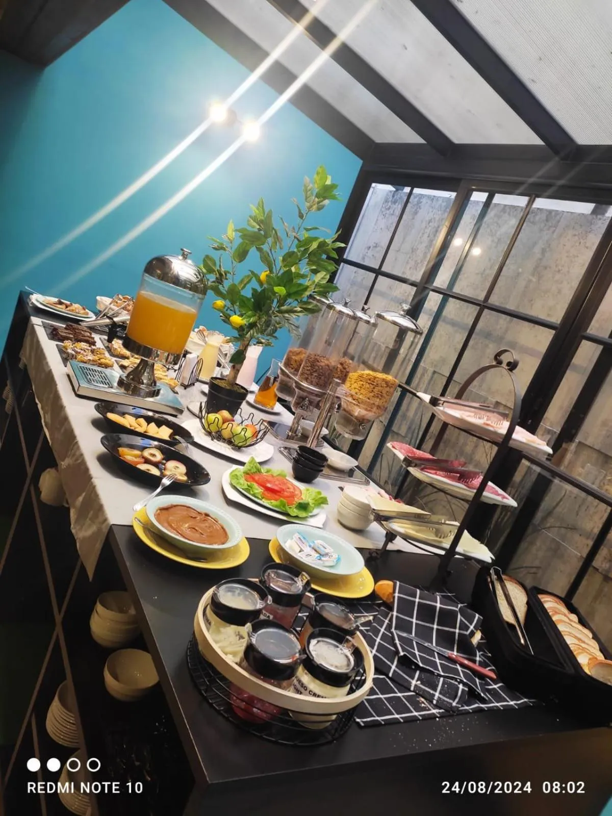 Buffet breakfast in Hotel Europa