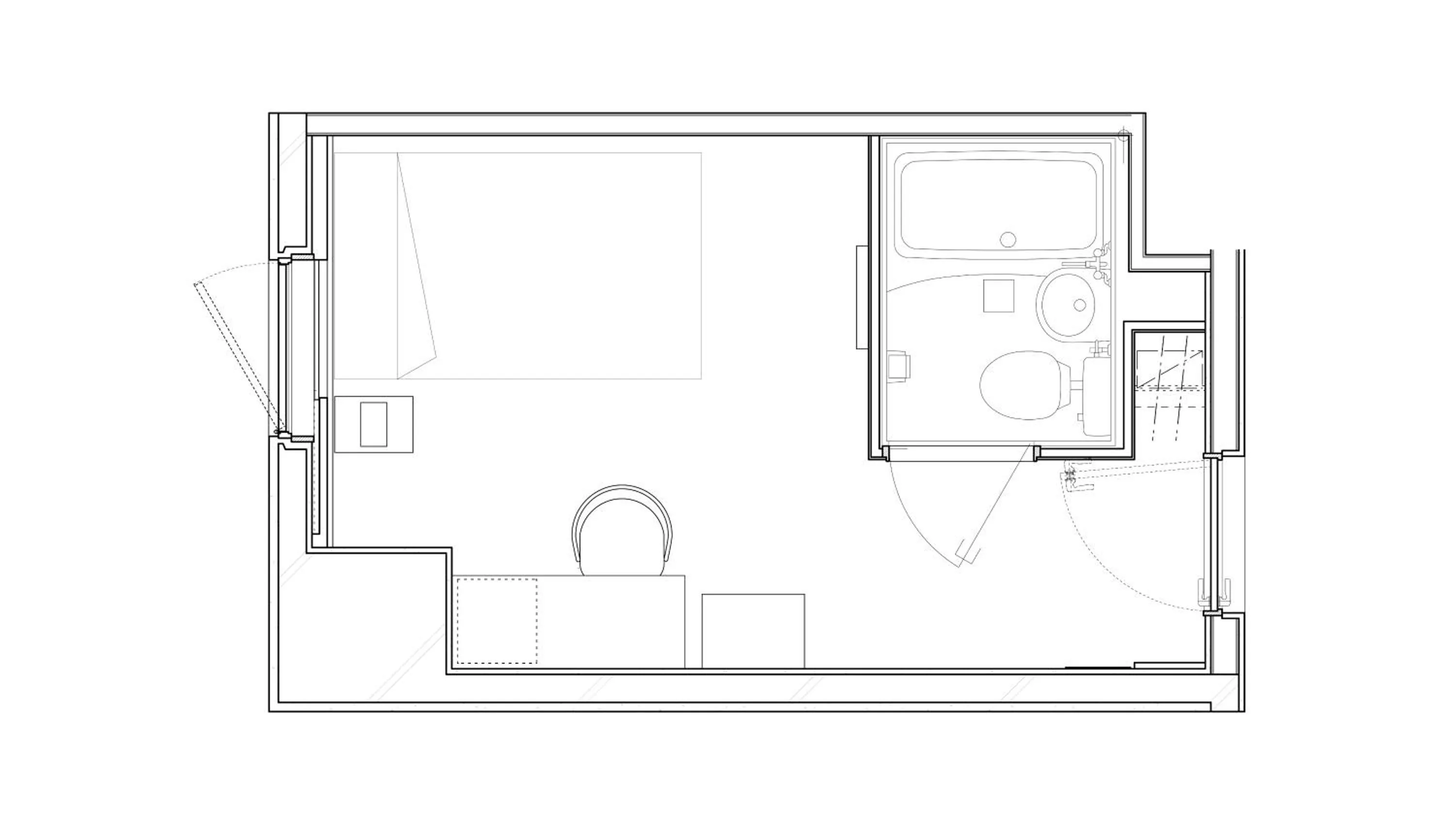 Photo of the whole room in Shin-Osaka Station Hotel