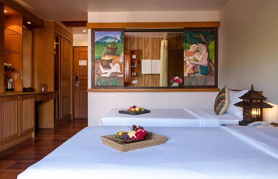 Bed in Phowadol Resort