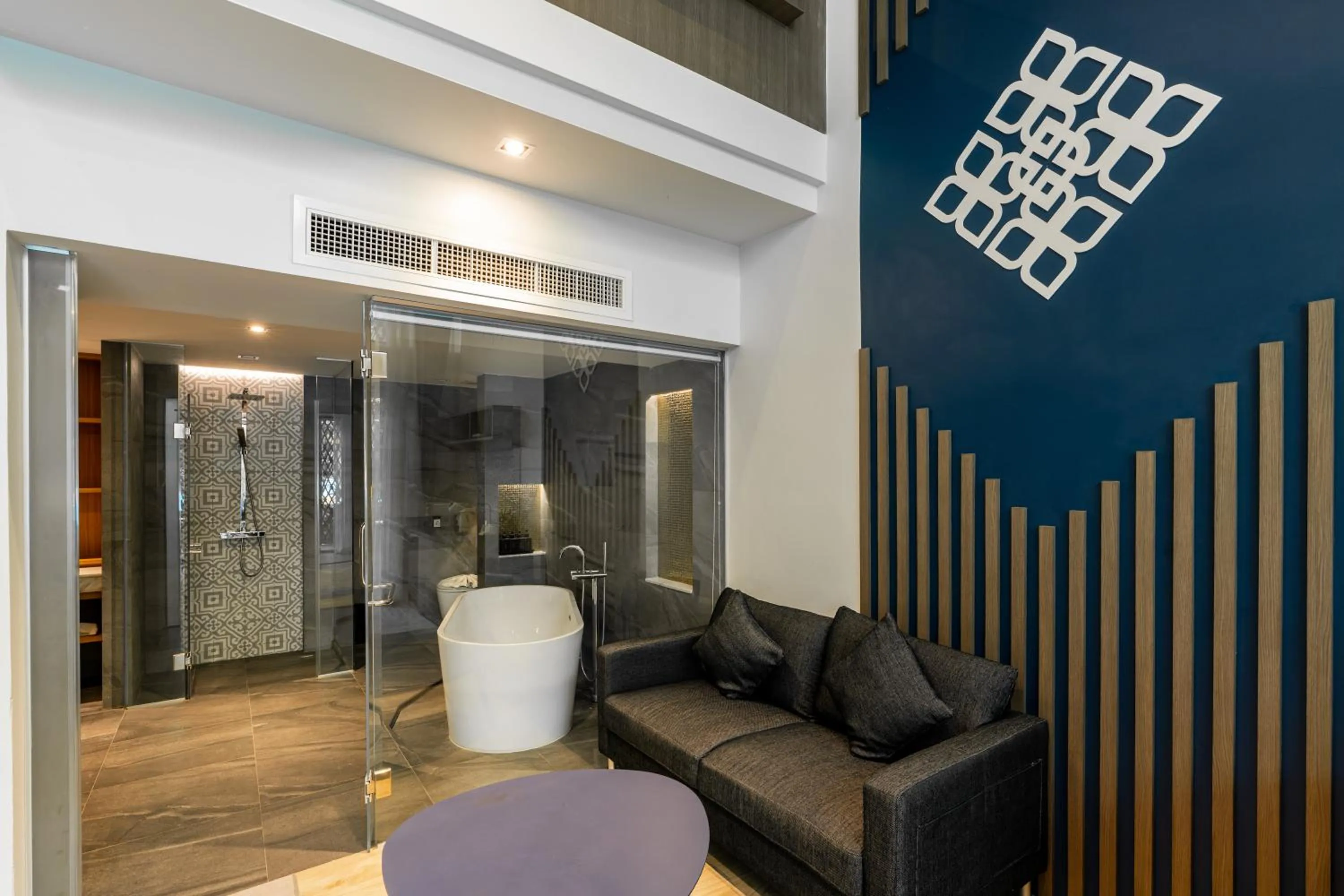 Living room in Aonang Princeville Villa Resort & Spa - GHA WellHotel-Halal Certified, Krabi, Thailand