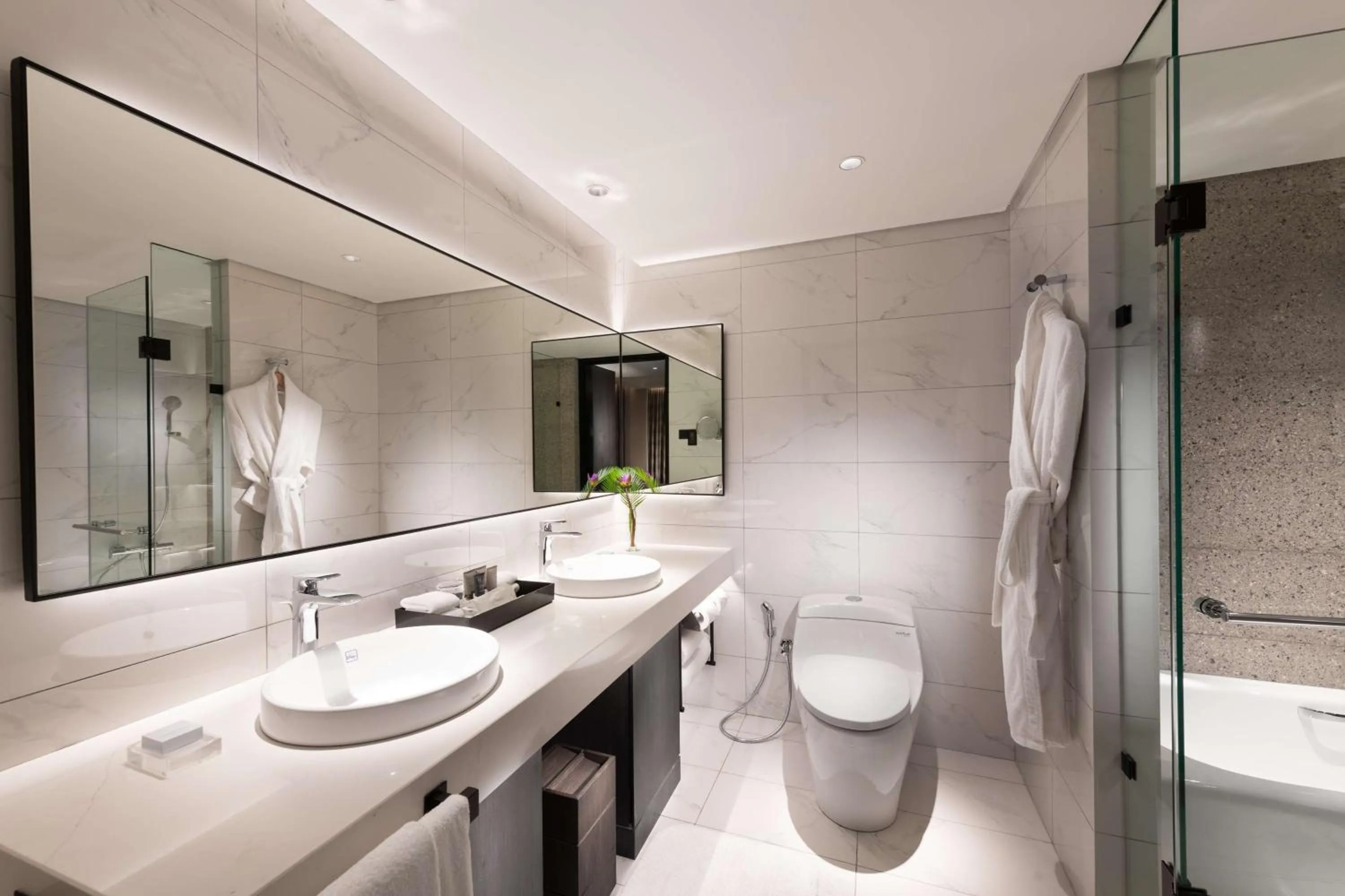 Shower in Hilton Colombo Hotel