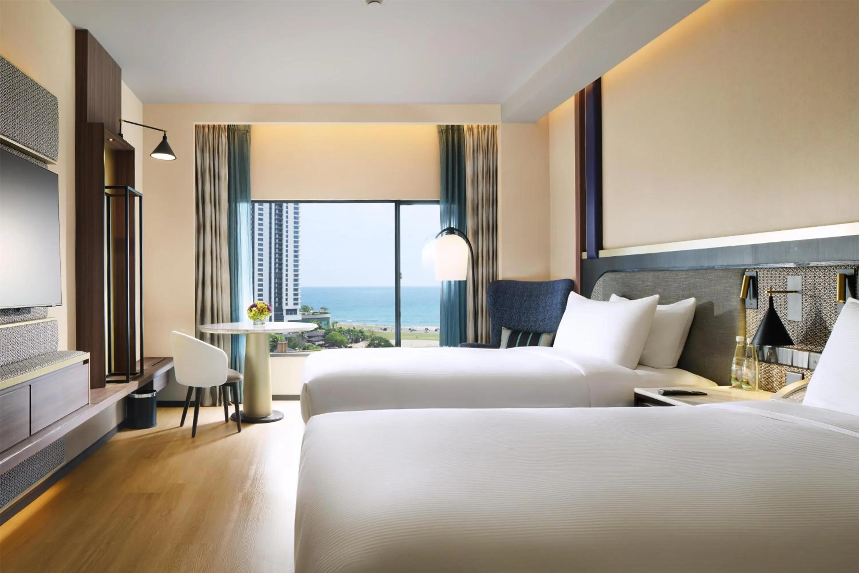 Bed in Hilton Colombo Hotel