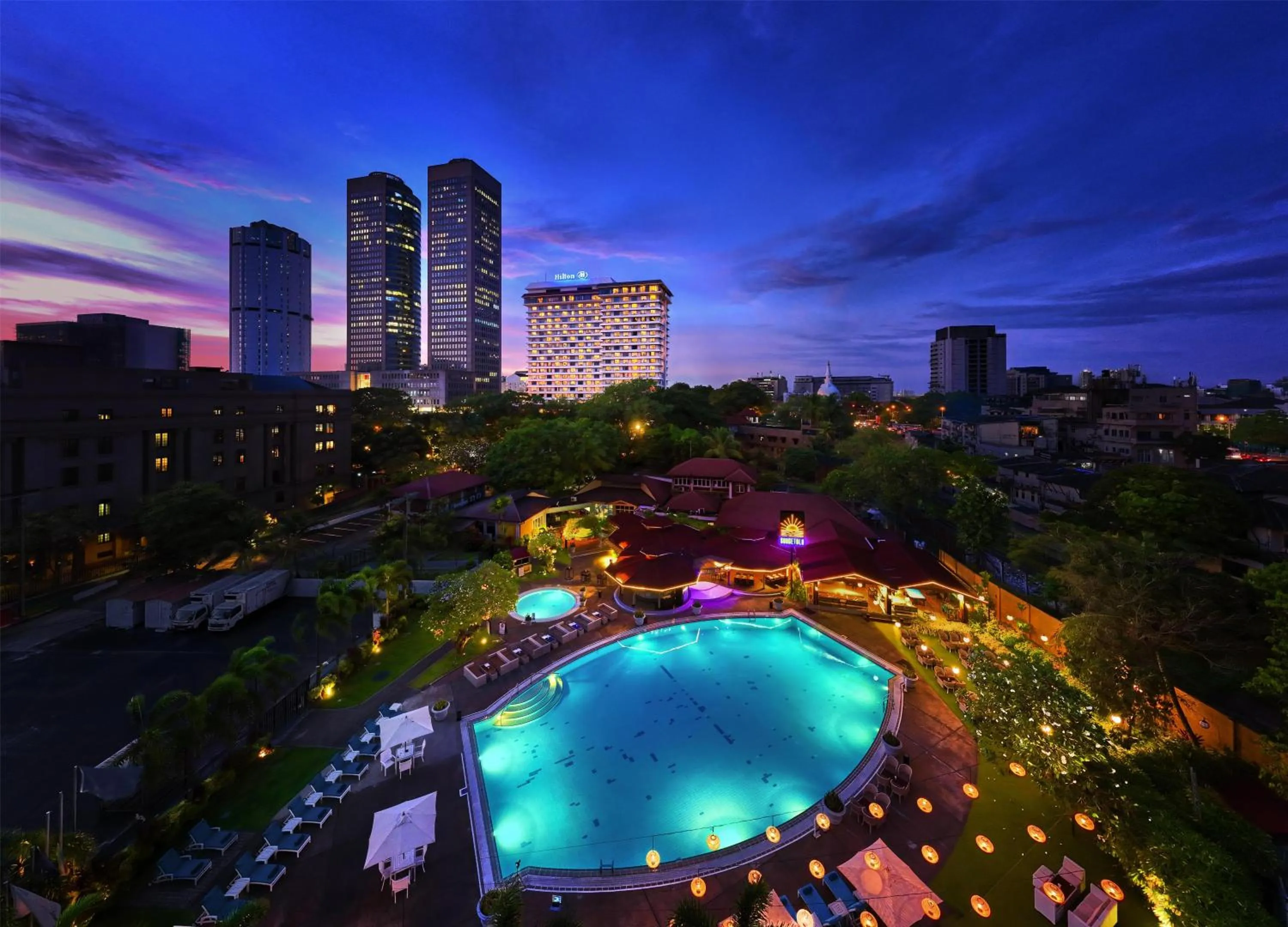 Property building in Hilton Colombo Hotel