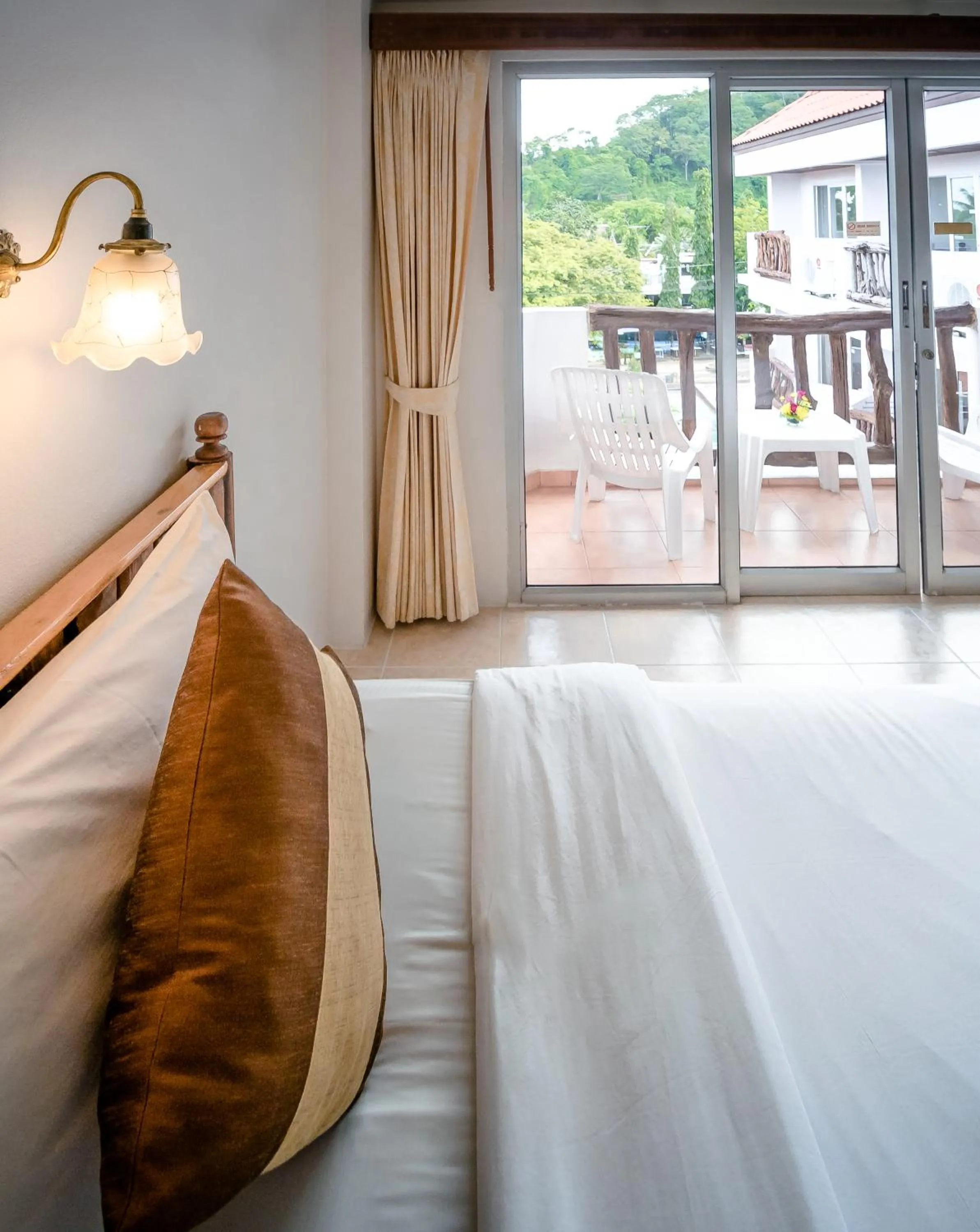 Balcony/Terrace, Bed in Aonang Sunset Hotel - SHA Extra Plus