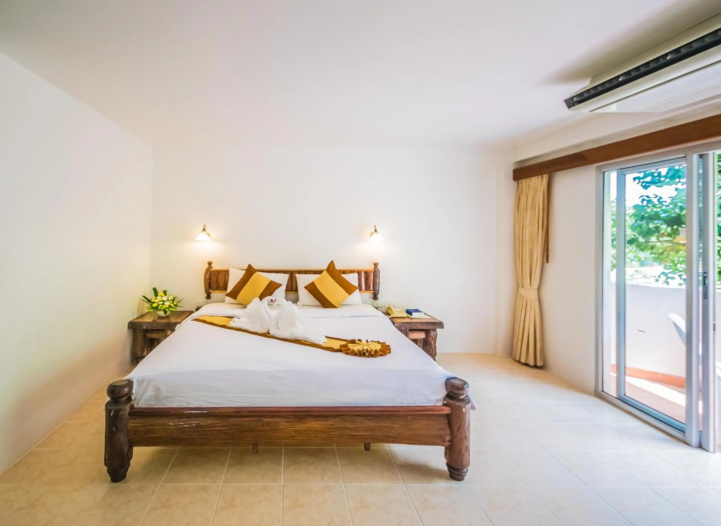 Bedroom, Bed in Aonang Sunset Hotel - SHA Extra Plus