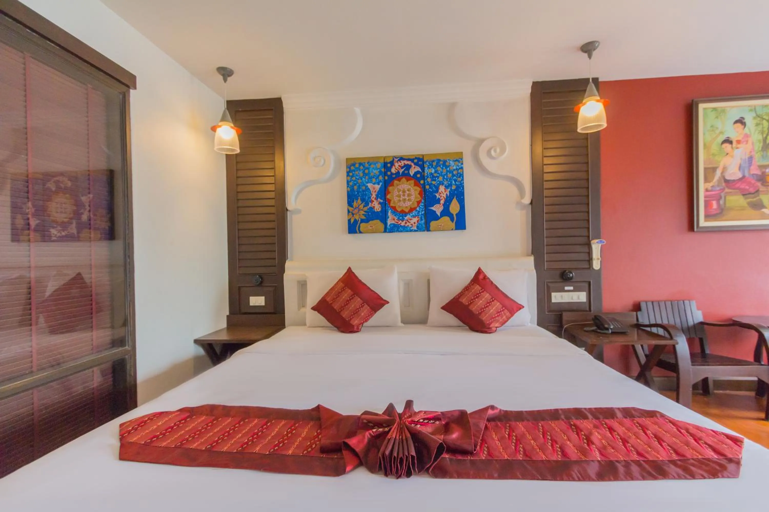 Bed in BP Chiangmai City Hotel