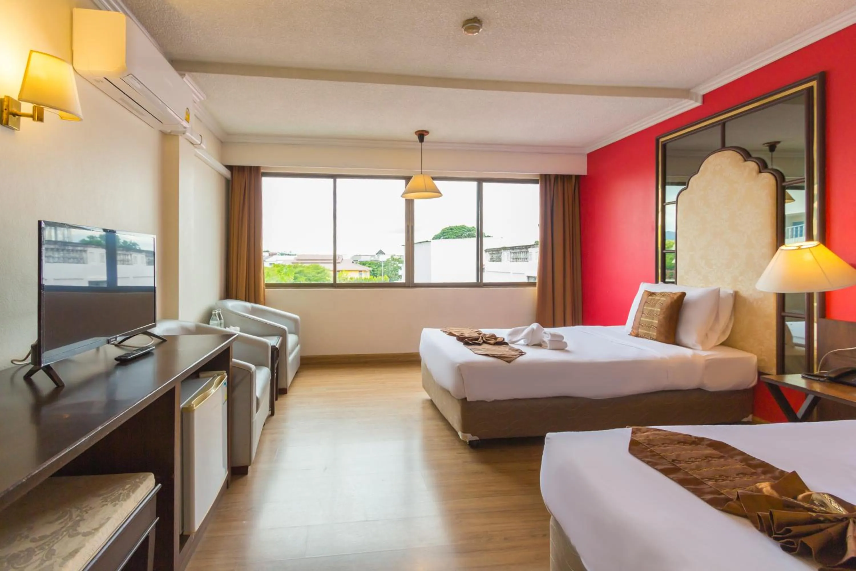 Bed in BP Chiangmai City Hotel