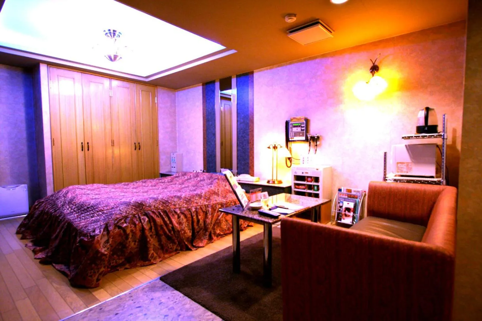 Bed in Hotel Ohirune Racco Himeji Royal (Adult Only)