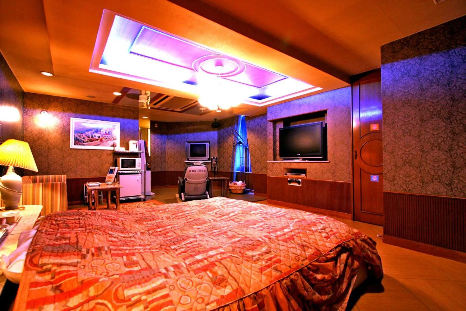 Bed in Hotel Ohirune Racco Himeji Royal (Adult Only)