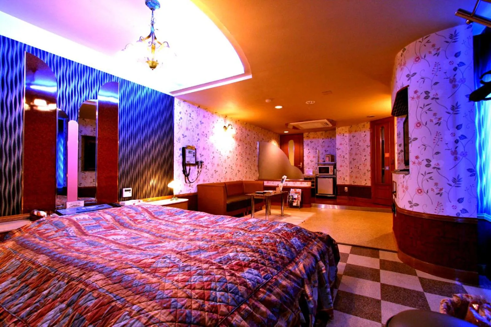 Bed in Hotel Ohirune Racco Himeji Royal (Adult Only)