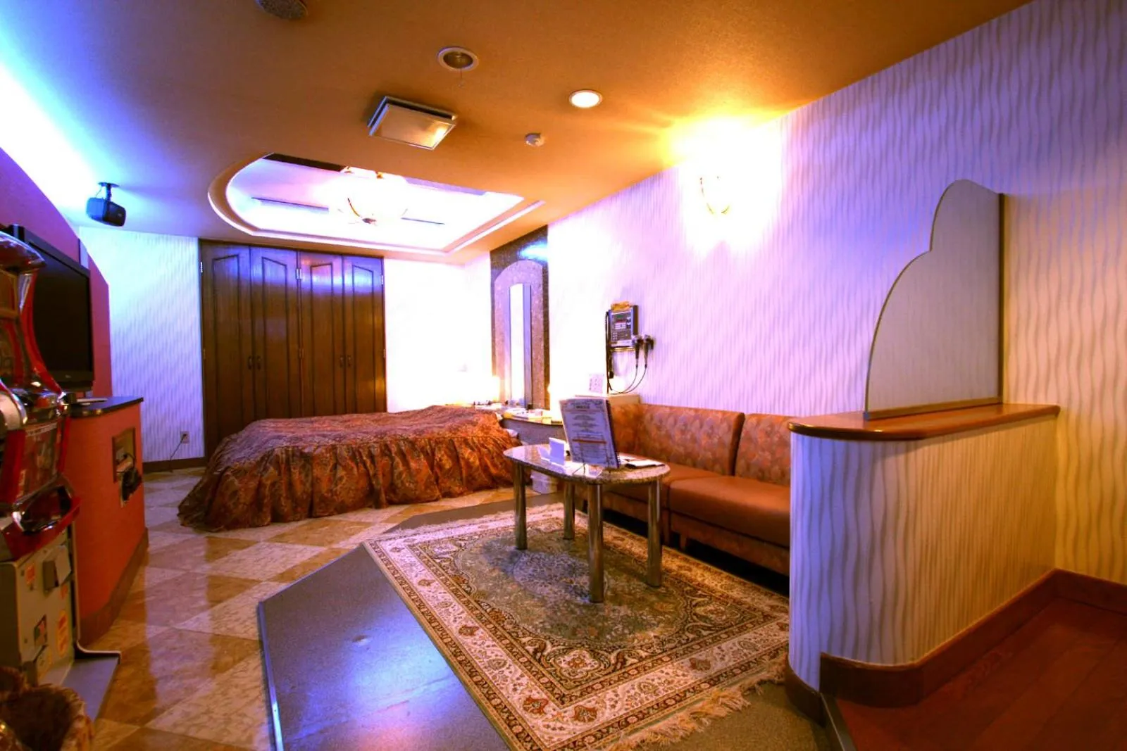 Bed in Hotel Ohirune Racco Himeji Royal (Adult Only)