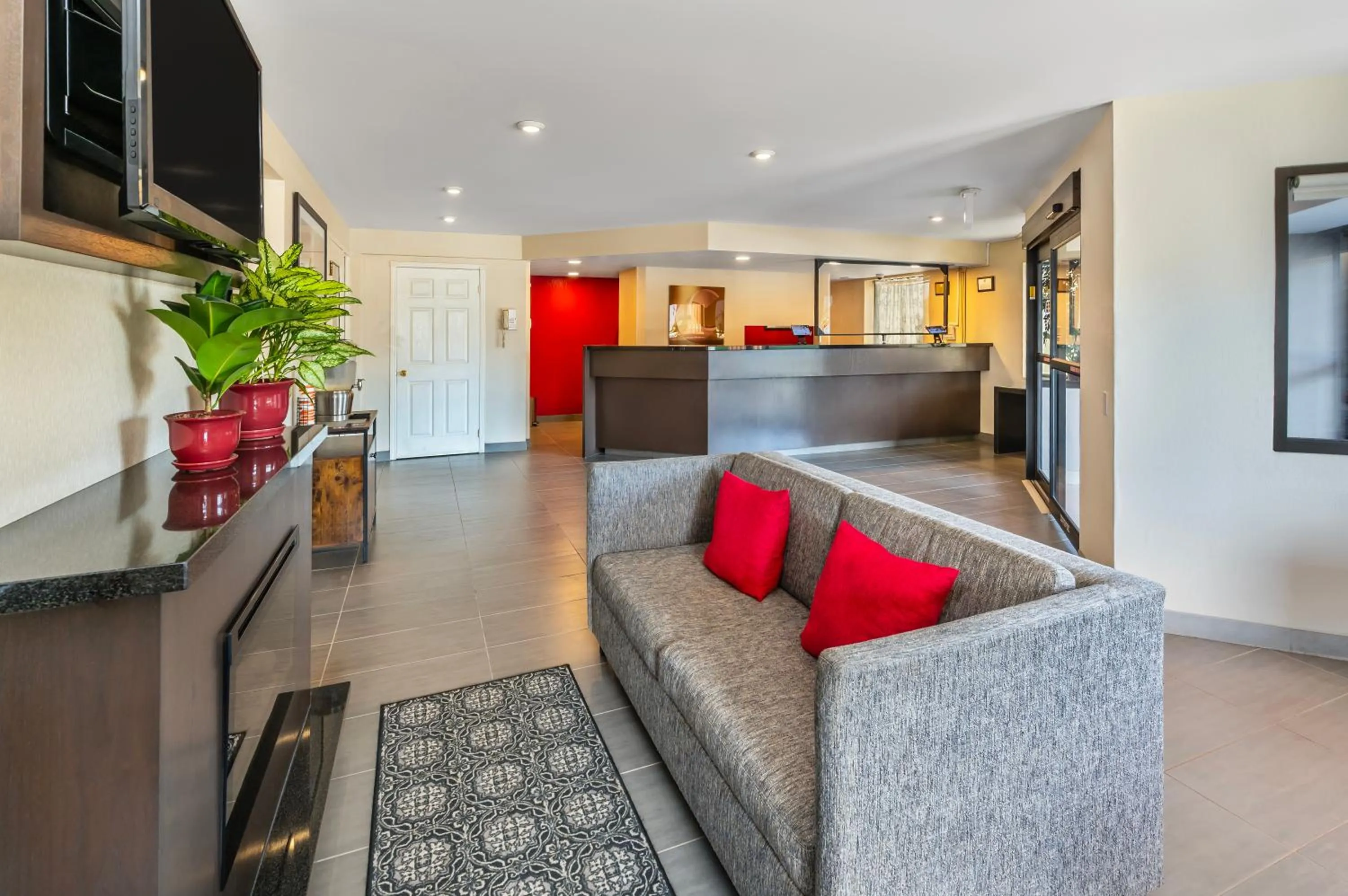 Lobby or reception in Comfort Inn