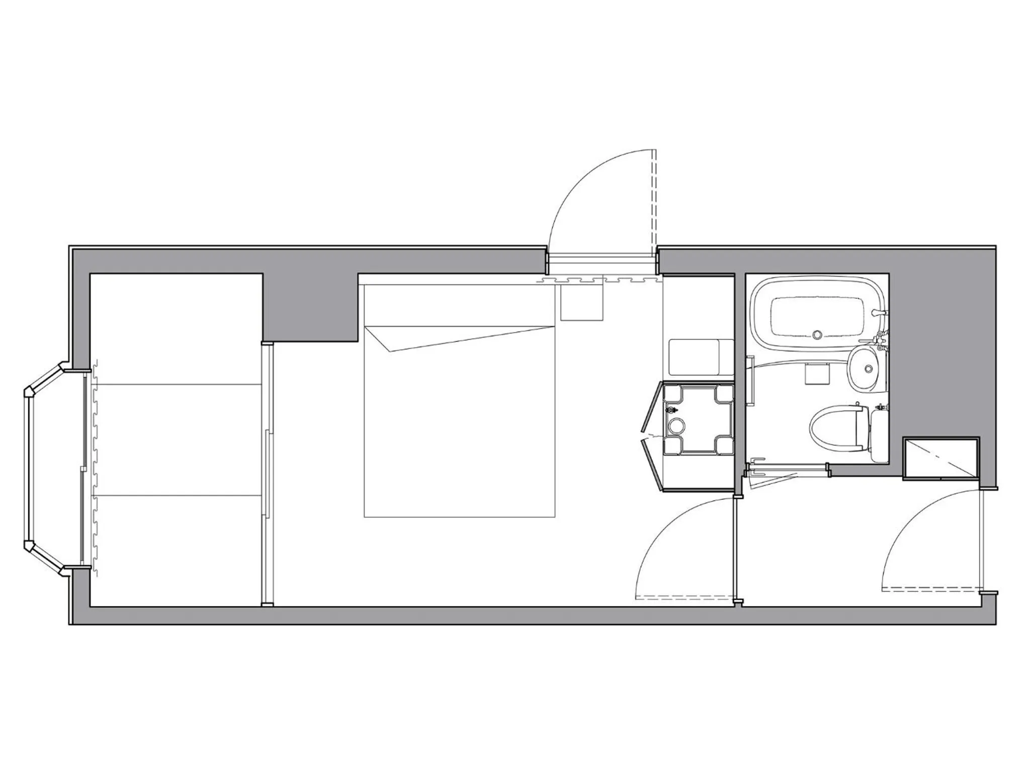 Floor plan in Apartment Hotel DIG the OSAKA