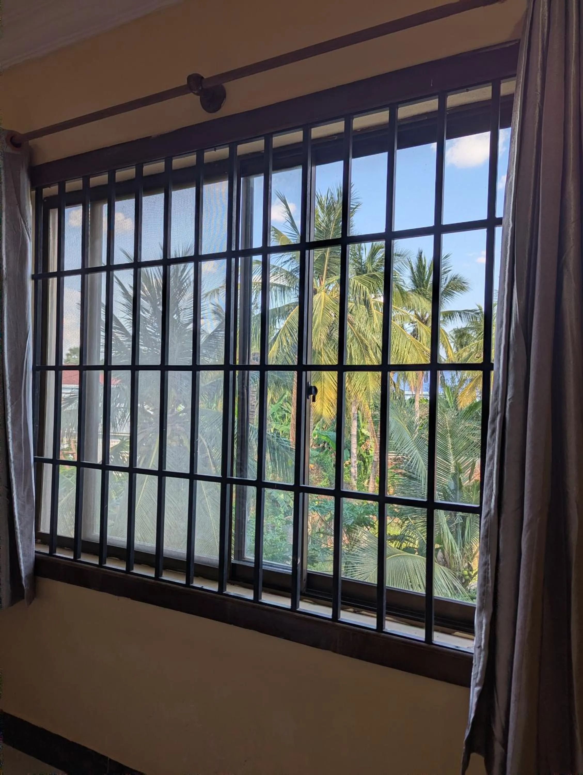 Garden view in Blue Diamond Hostel