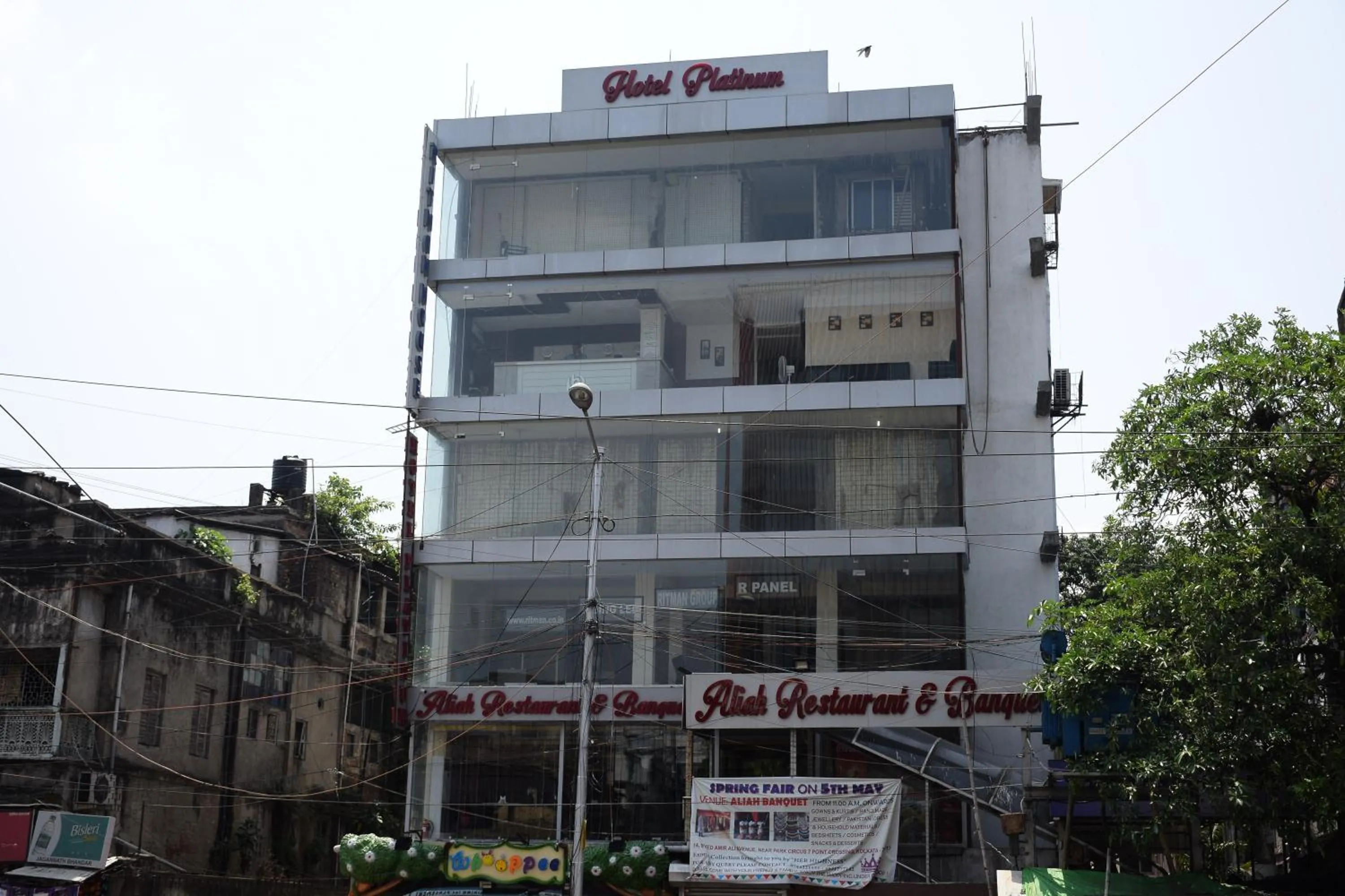 Property building in Hotel Platinum
