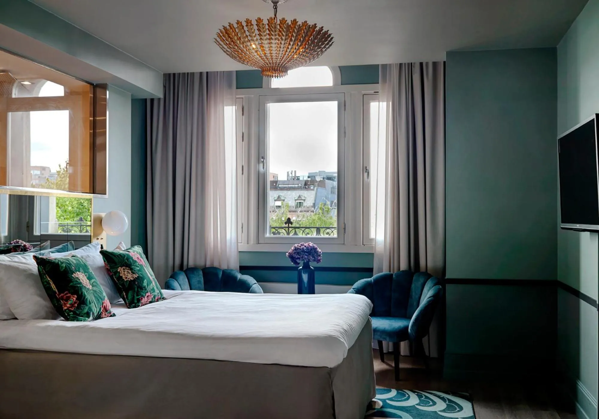 TV and multimedia, Bed in Hotel Christiania Teater