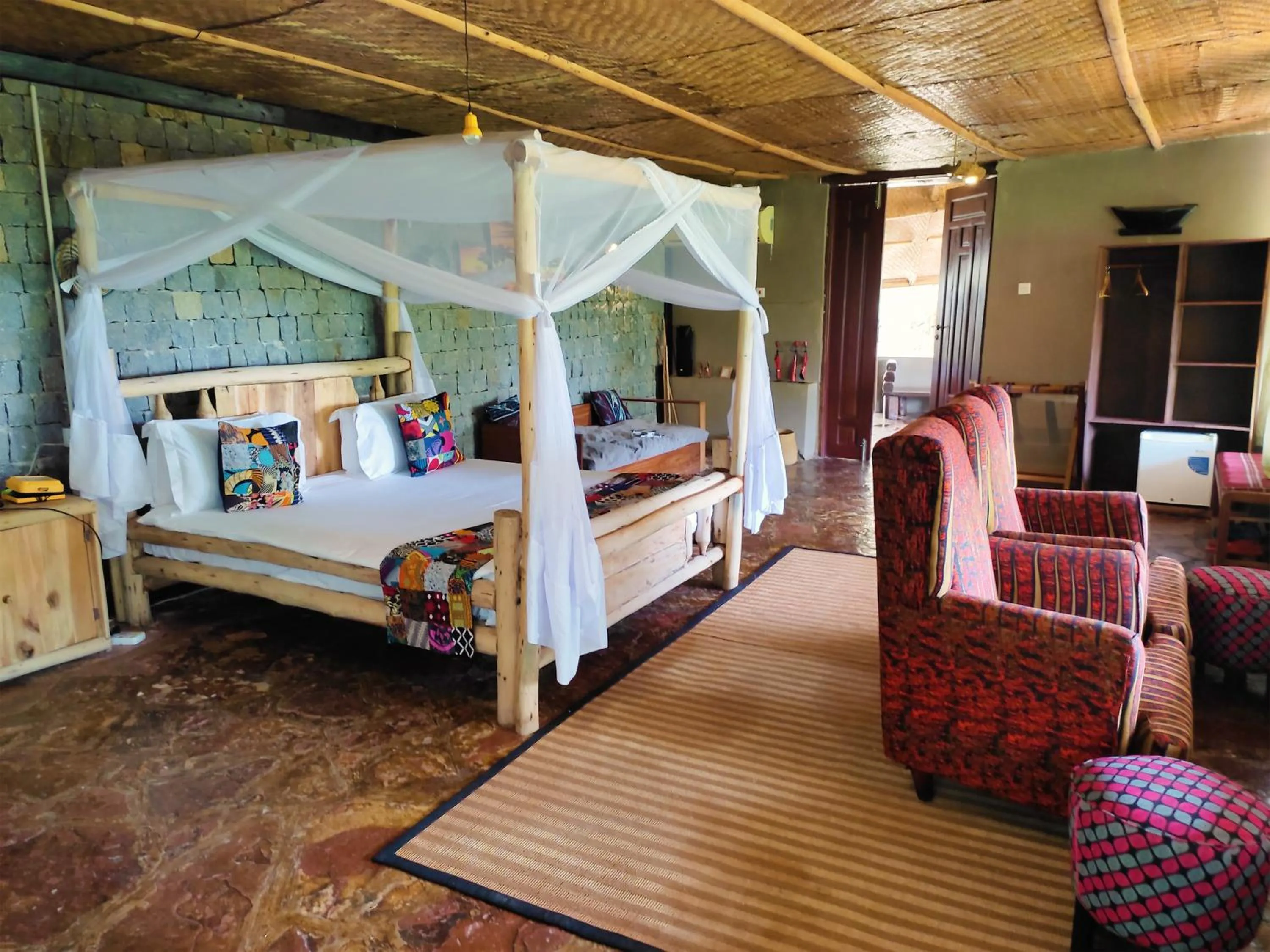 Bed in Wag Hill Lodge & Spa