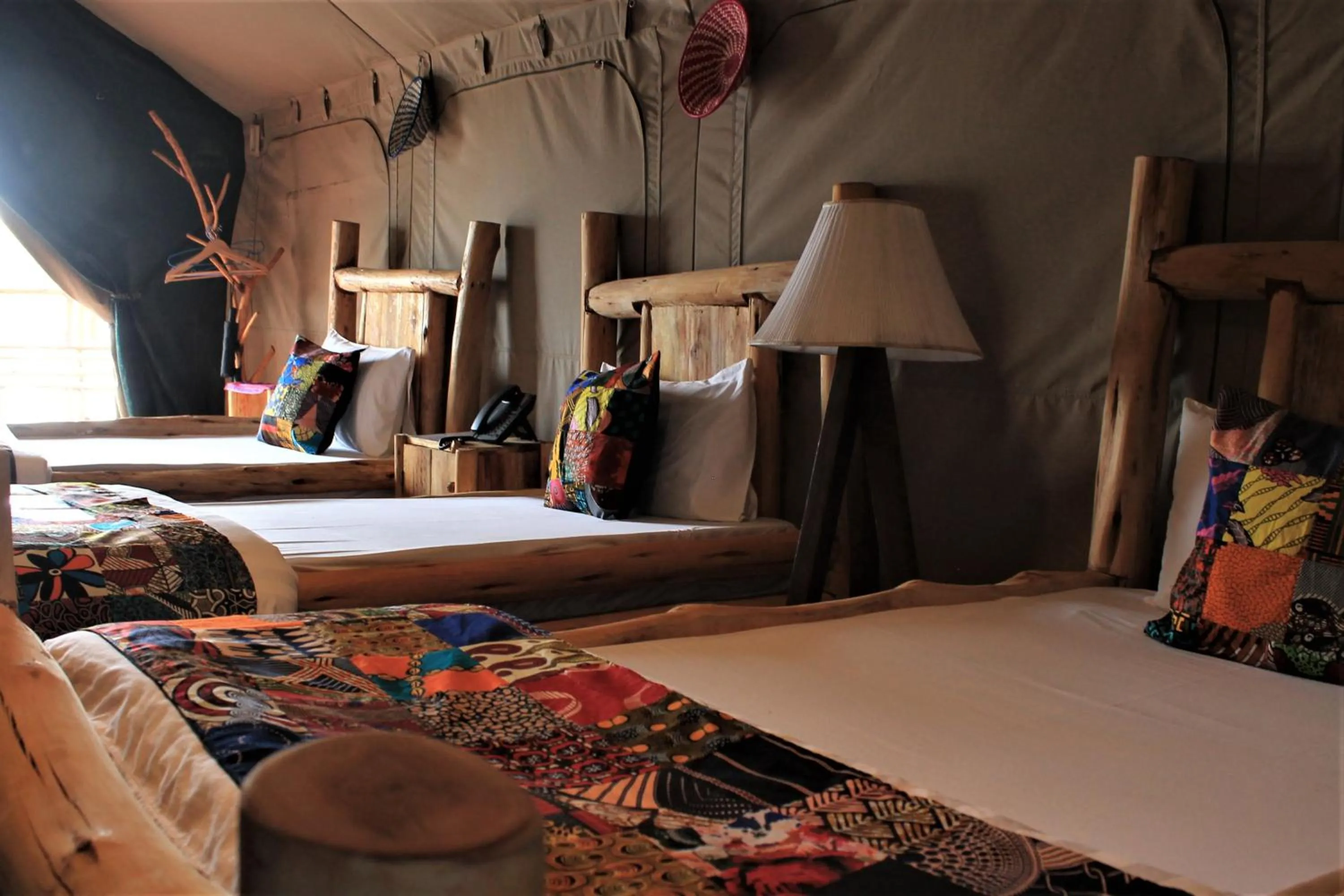 Bed in Wag Hill Lodge & Spa