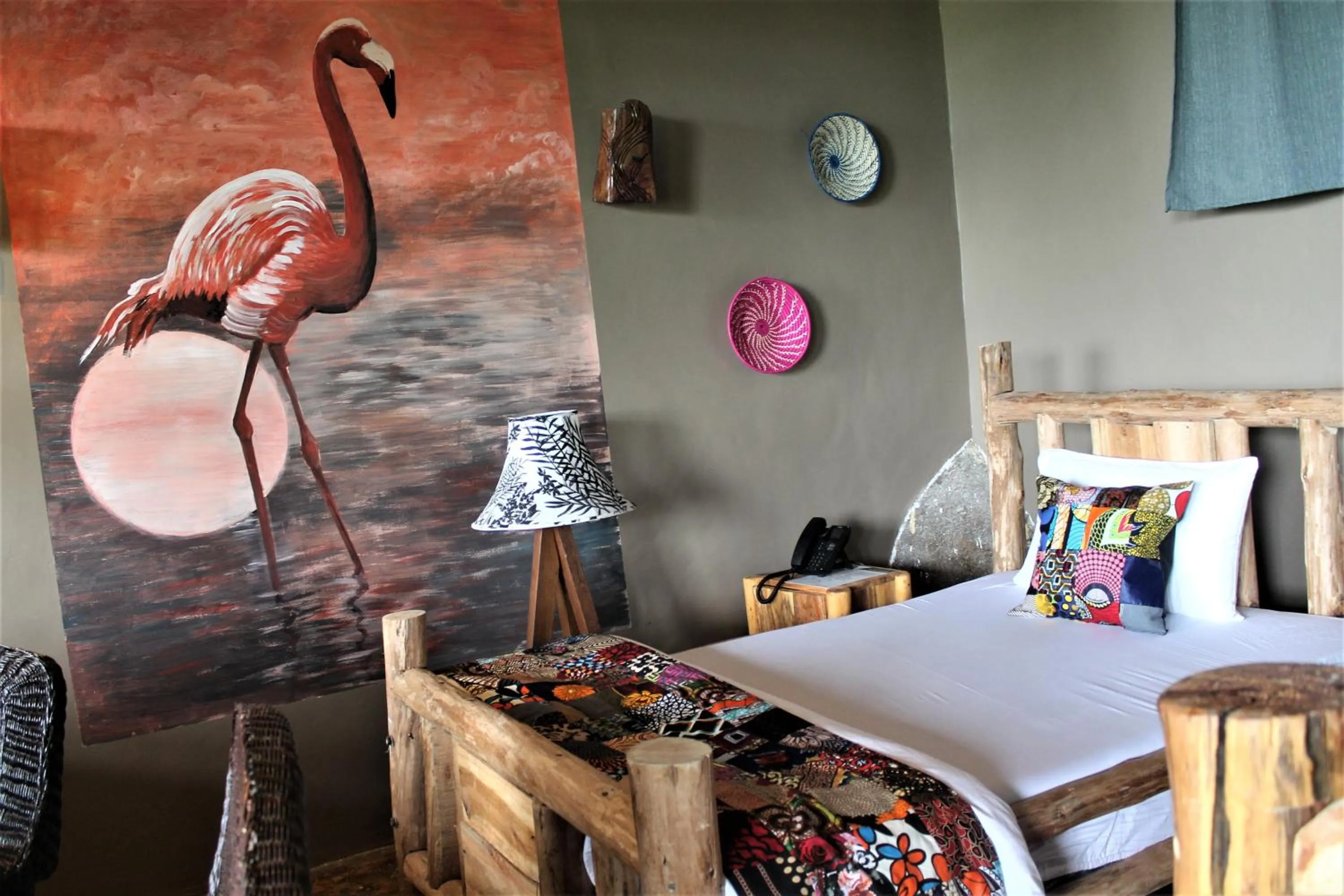 Bed in Wag Hill Lodge & Spa