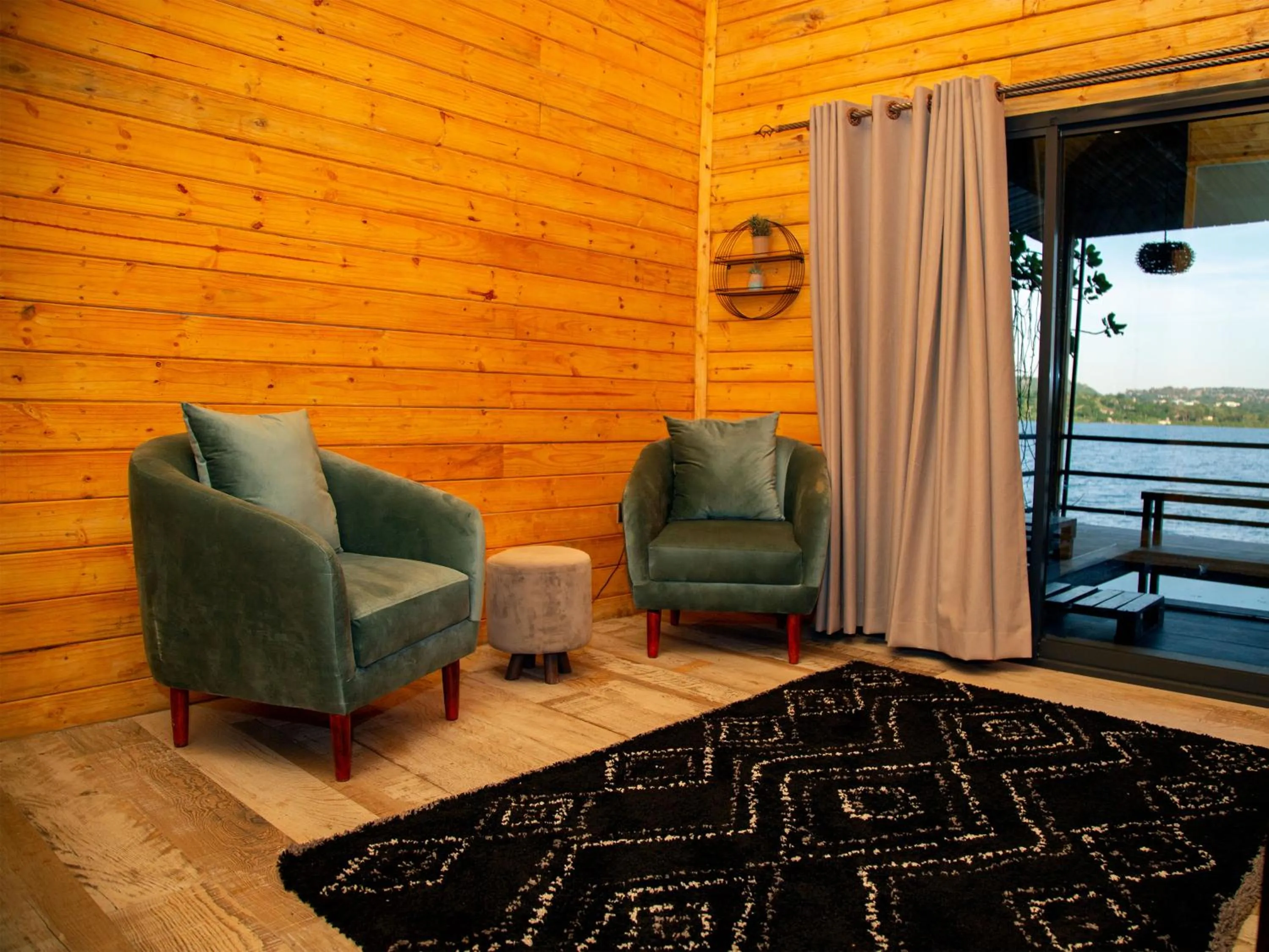 Living room in Wag Hill Lodge & Spa