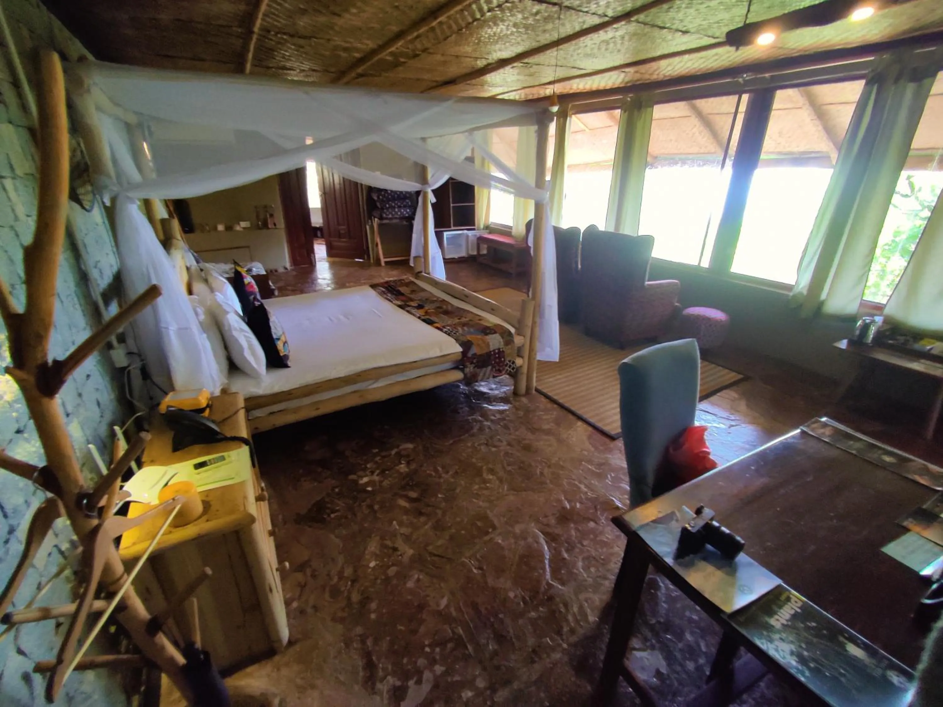 Bed in Wag Hill Lodge & Spa