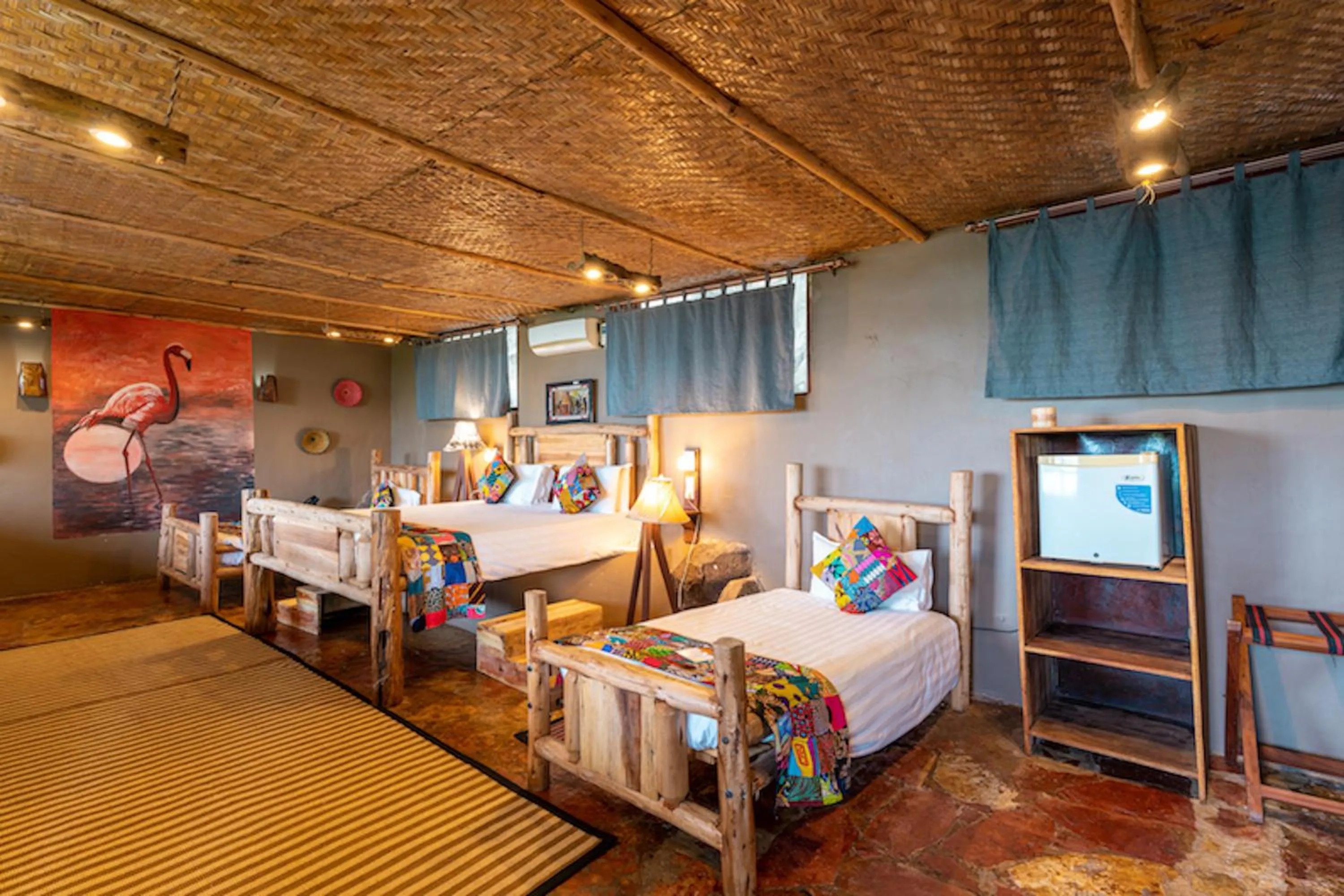 Bed in Wag Hill Lodge & Spa