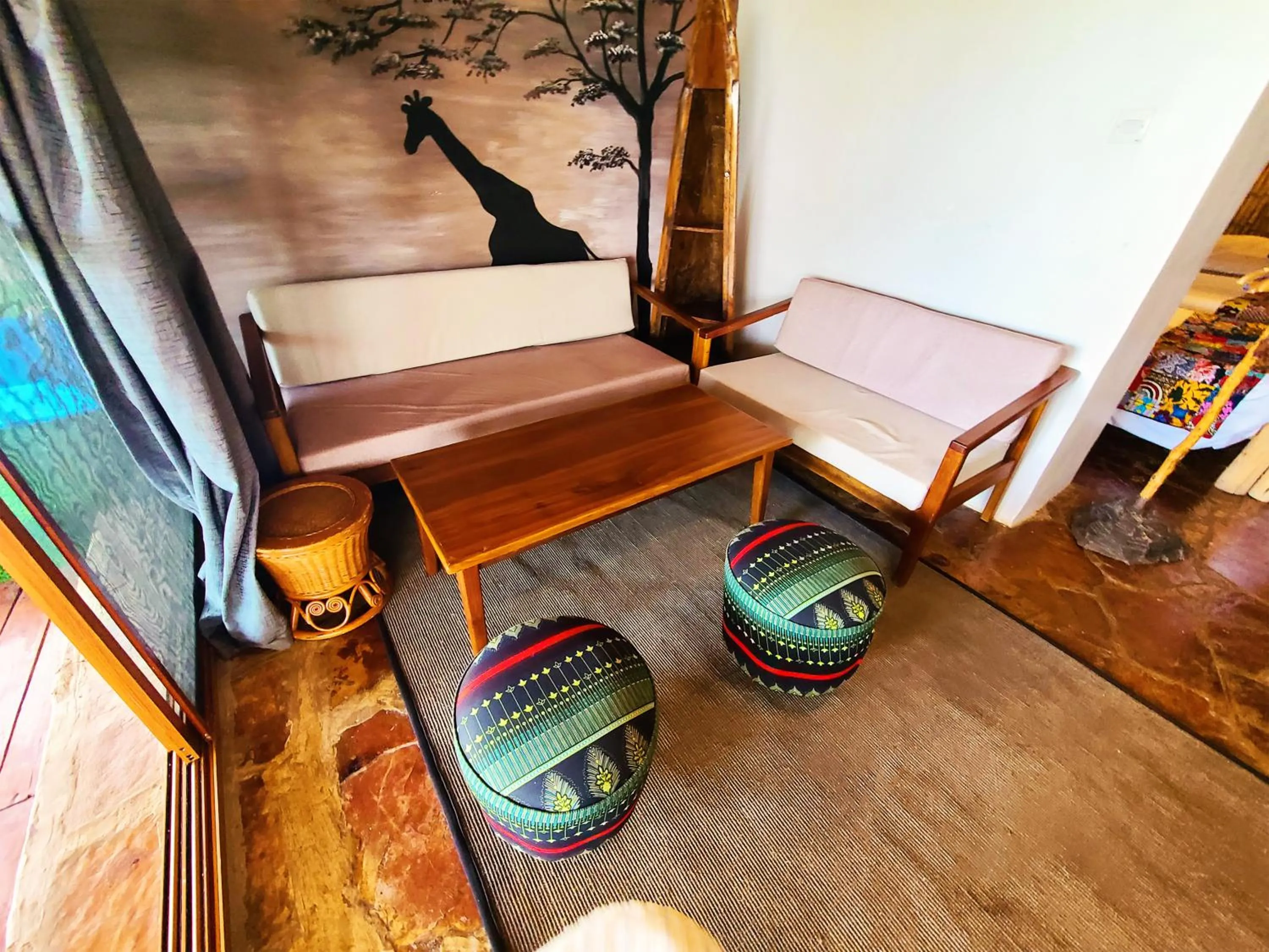 Living room in Wag Hill Lodge & Spa