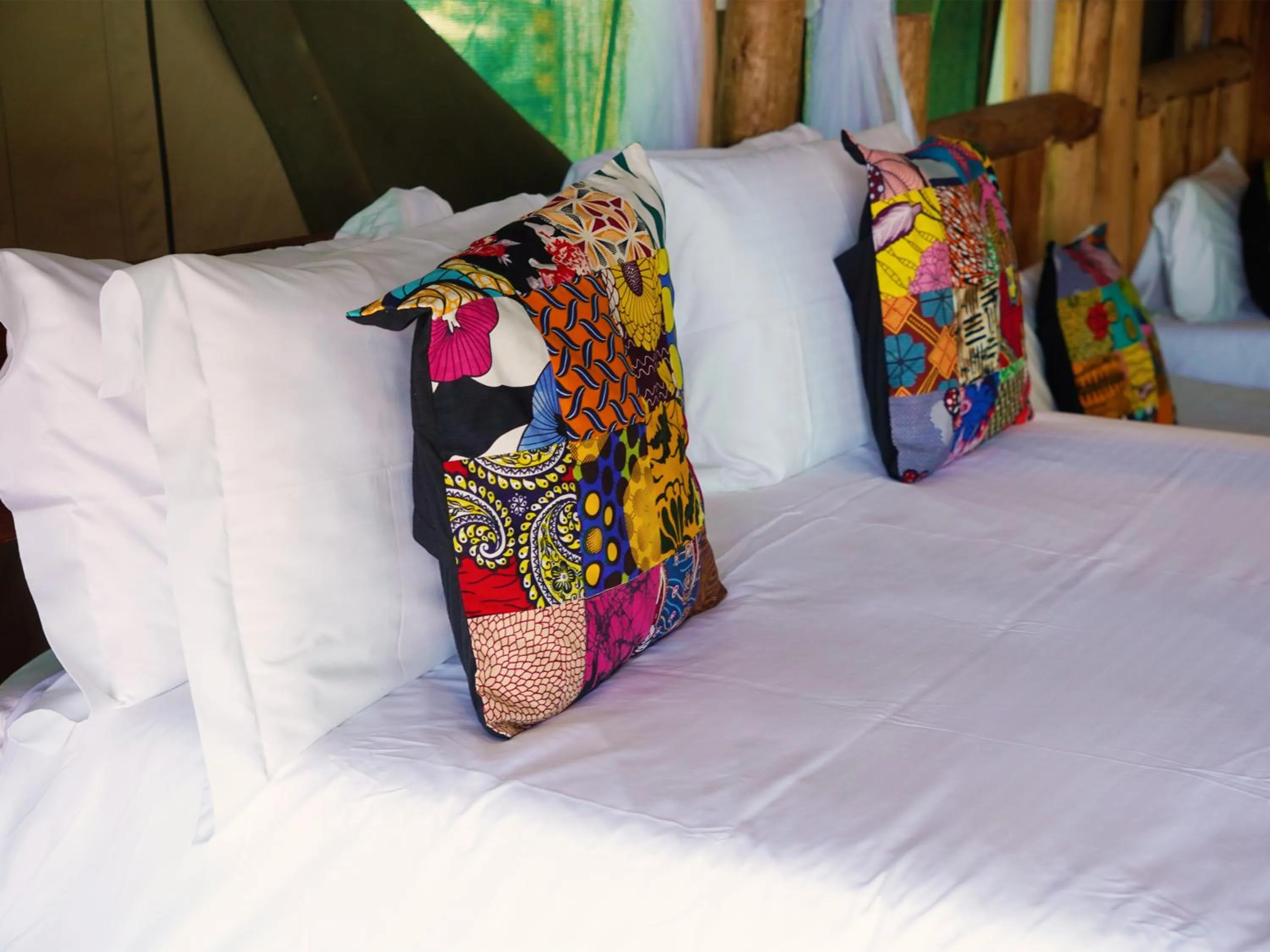 Bed in Wag Hill Lodge & Spa