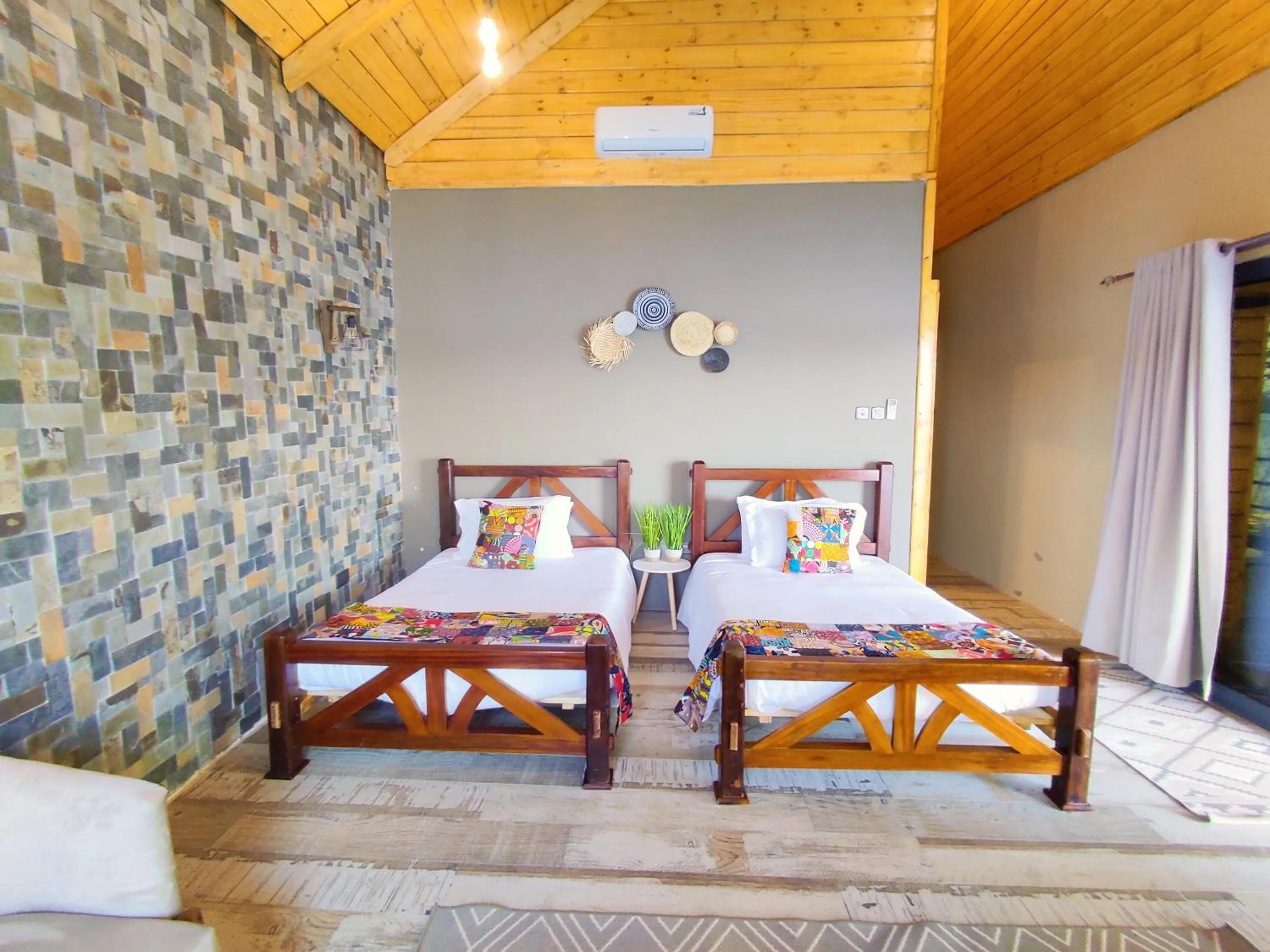 Bed in Wag Hill Lodge & Spa